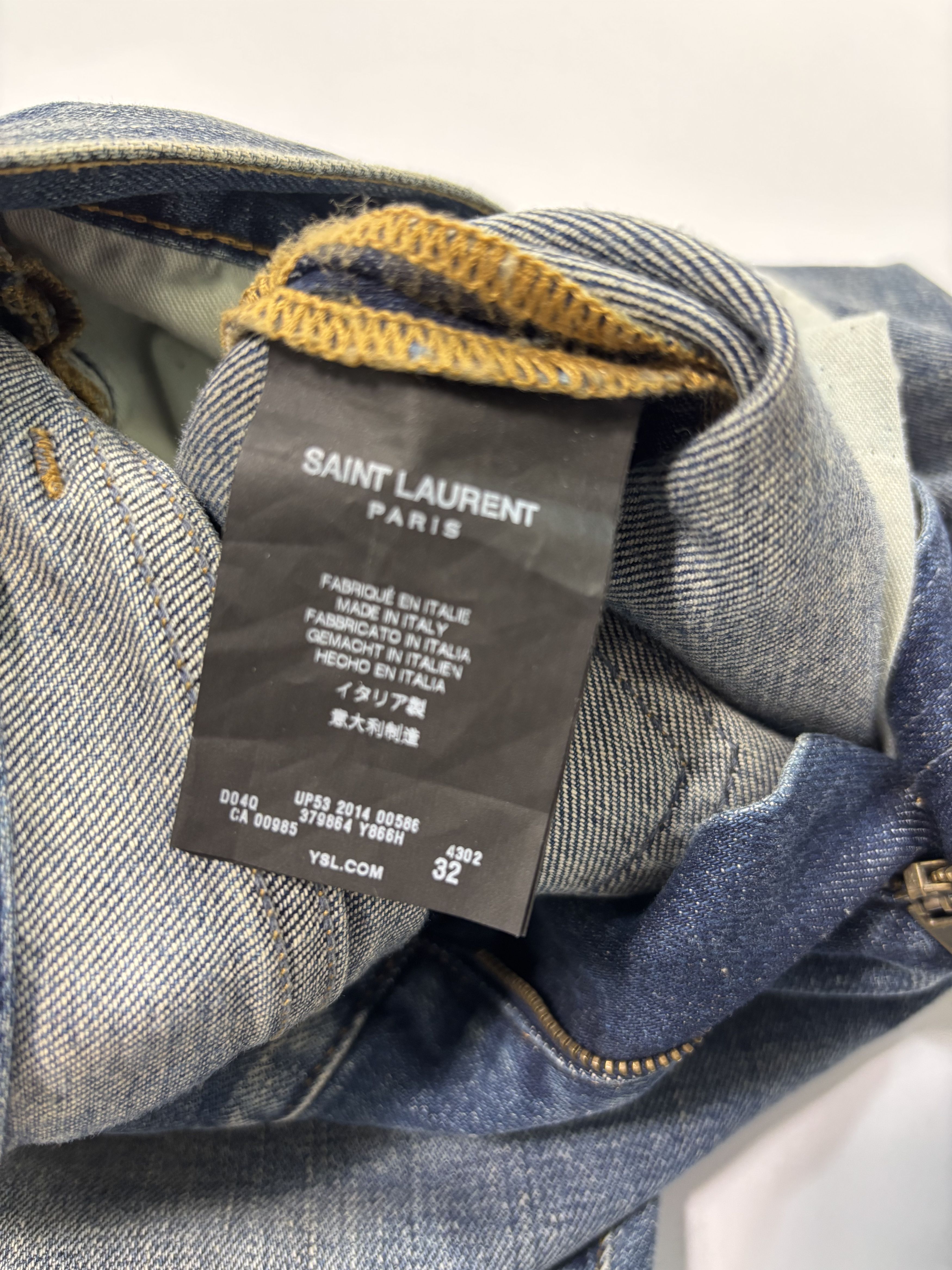 Saint Laurent Paris Saint Laurent Cutout Jeans Size US 32 / EU 48 - 3 Thumbnail