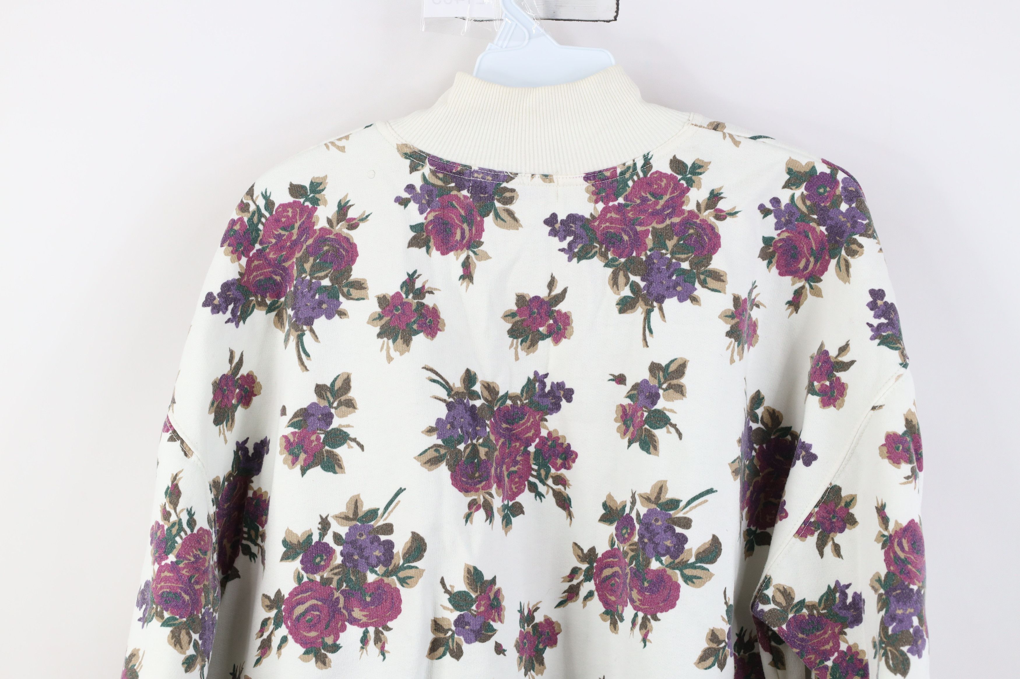 Vintage Vintage 90s Streetwear All Over Print Henley Sweatshirt Size L / US 10 / IT 46 - 9 Thumbnail