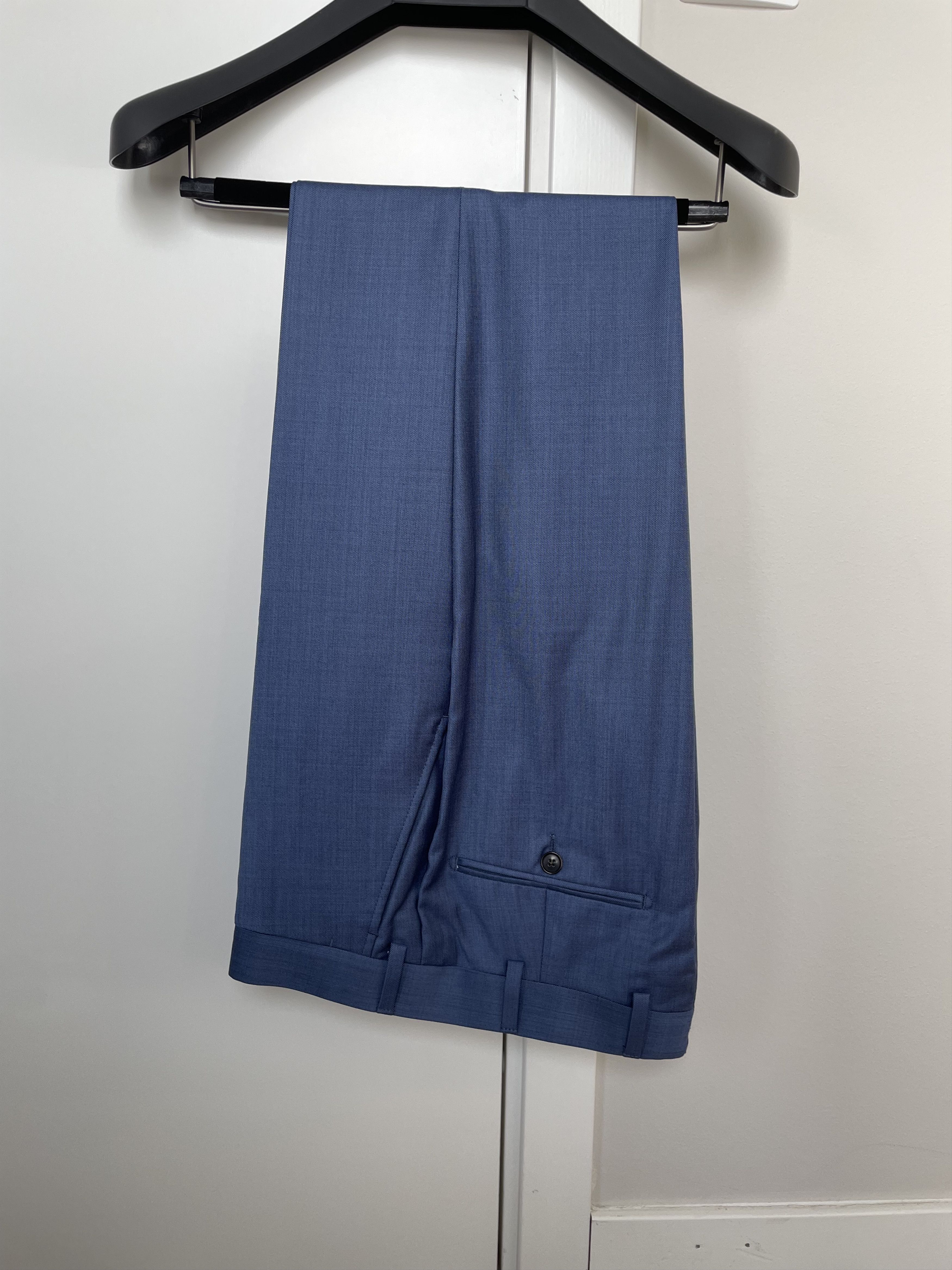 Suitsupply NWT Suitsupply mid blue super 150 3 pc suit, size 36R\EU46 Size 36R - 4 Thumbnail