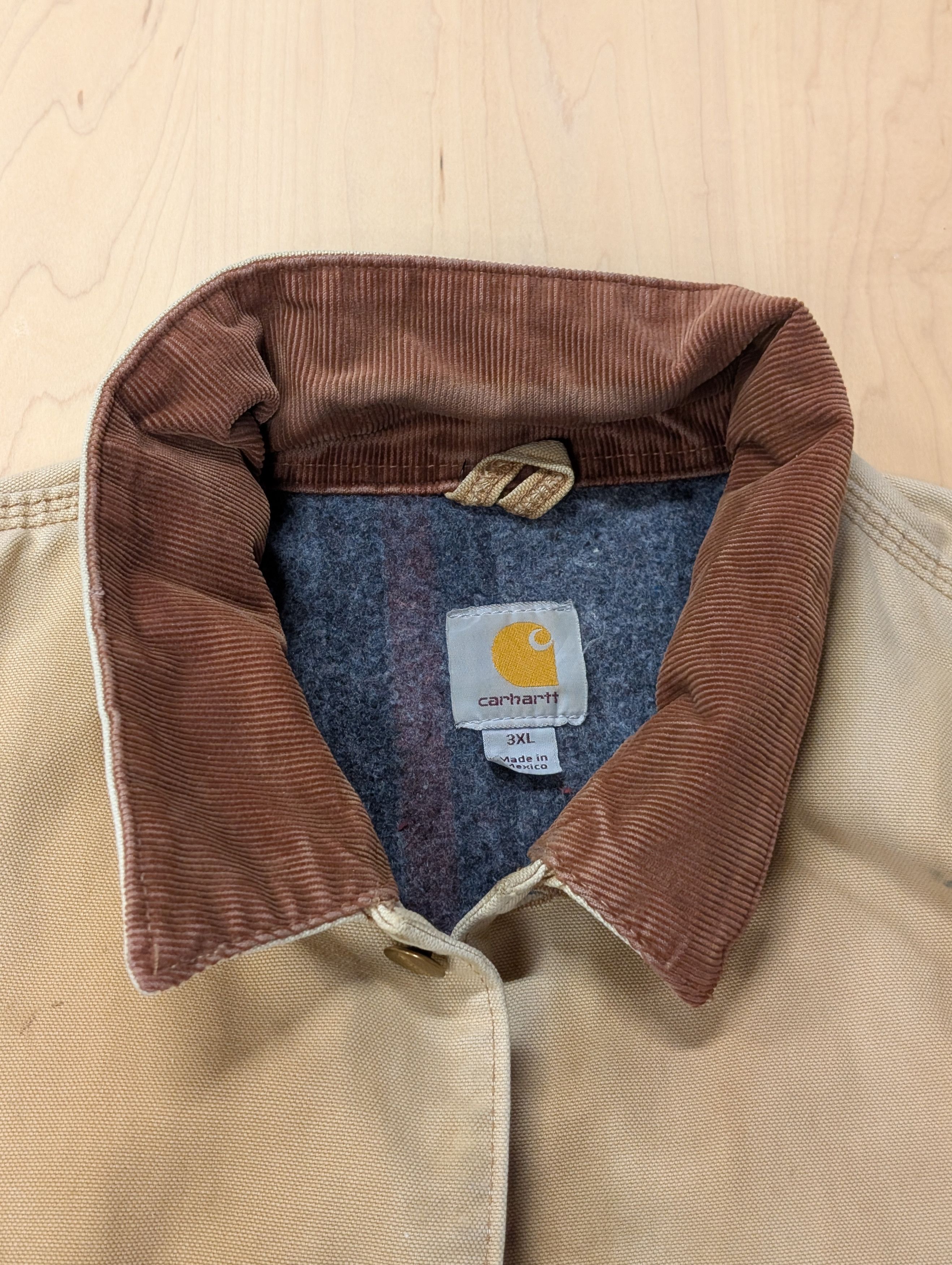 Carhartt Vintage Distressed 1980's Carhartt Chore Coat 3XL Size US XXL / EU 58 / 5 - 9 Thumbnail