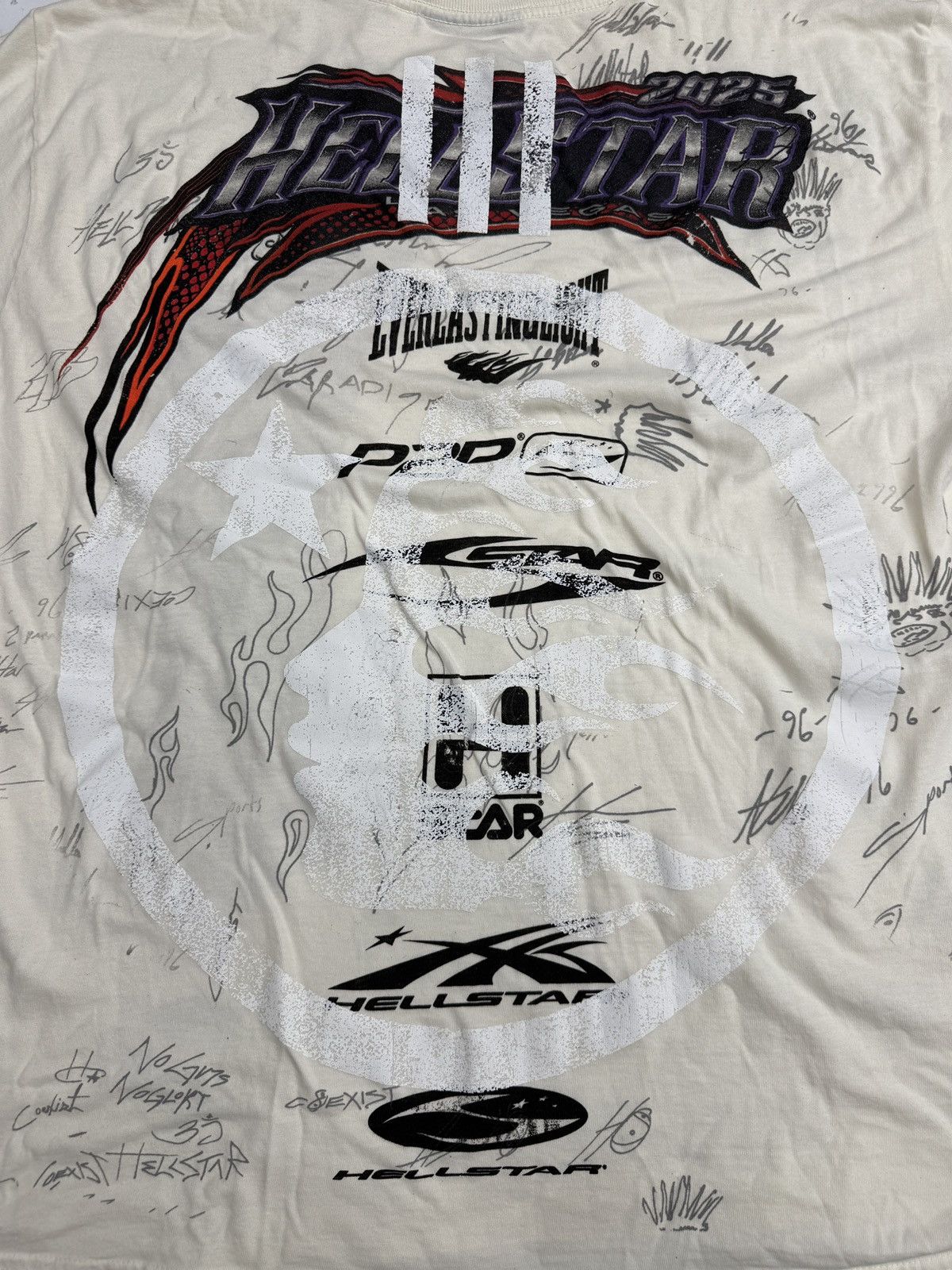 HELLSTAR Hellstar x Adidas Nascar T-shirt Size US S / EU 44-46 / 1 - 4 Thumbnail