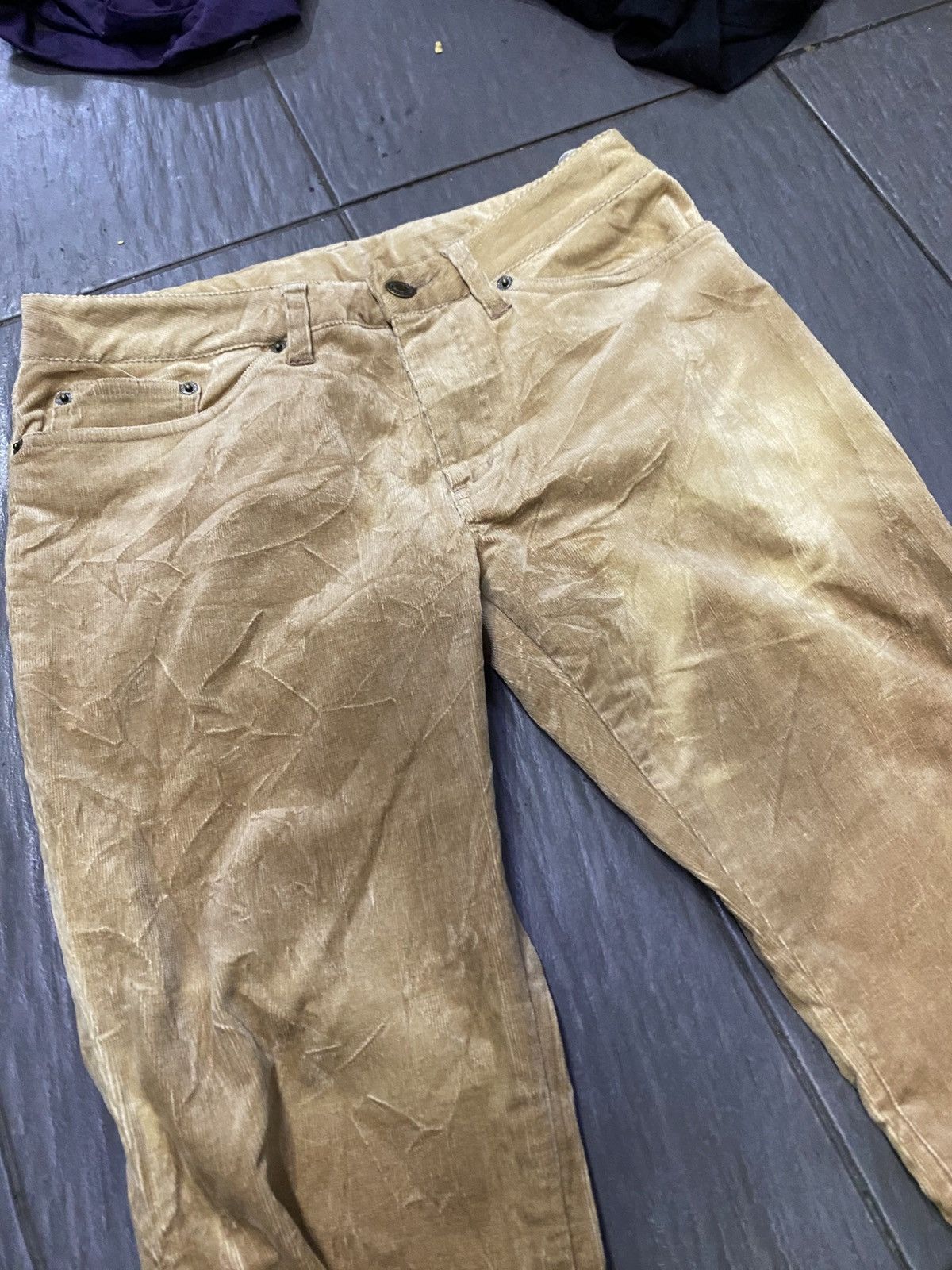 Japanese Brand Flare jeans Corduray Boot Cut Size 29" - 3 Thumbnail