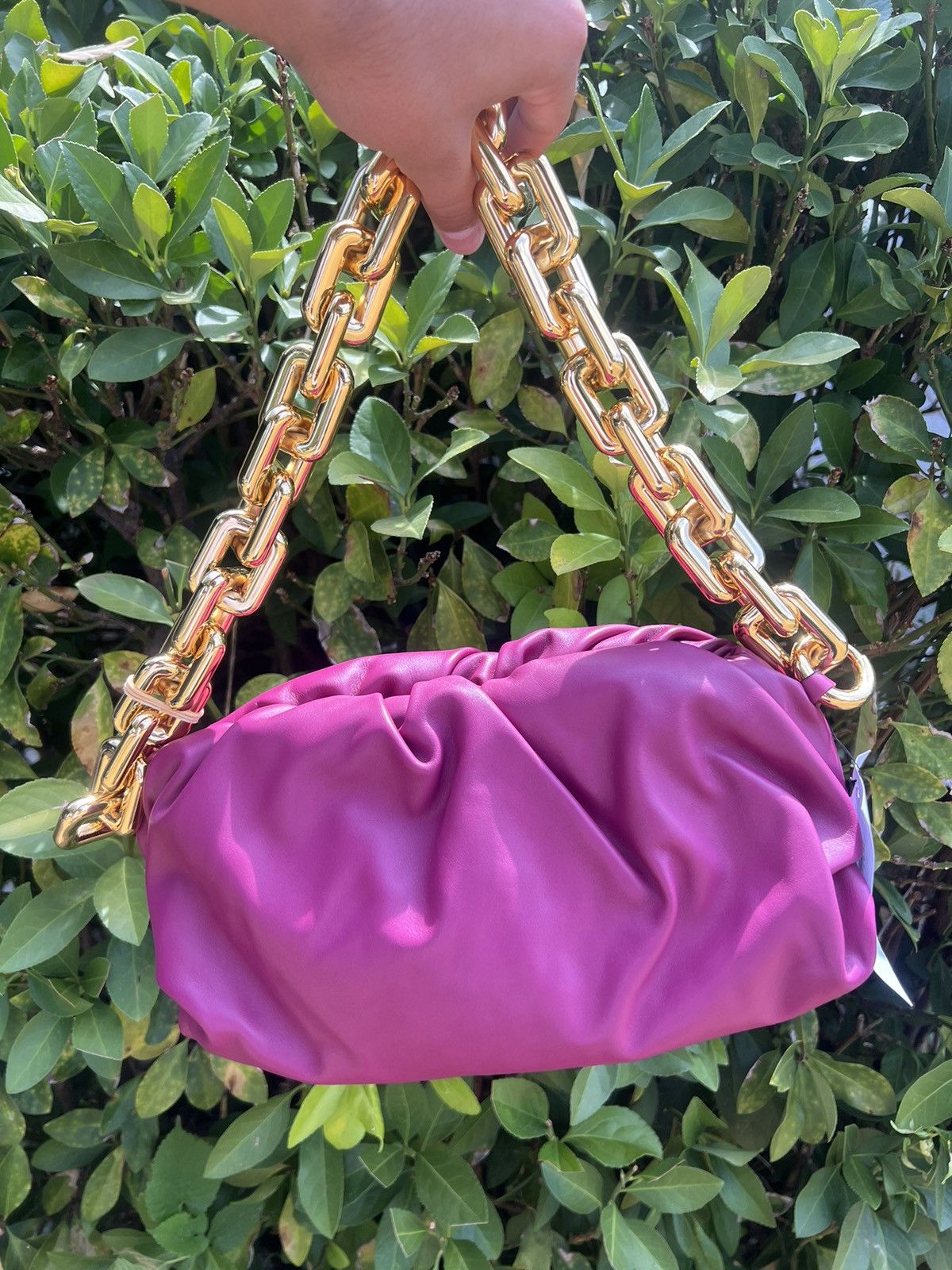 Bottega Veneta Women's Purple The Chain Pouch Bag