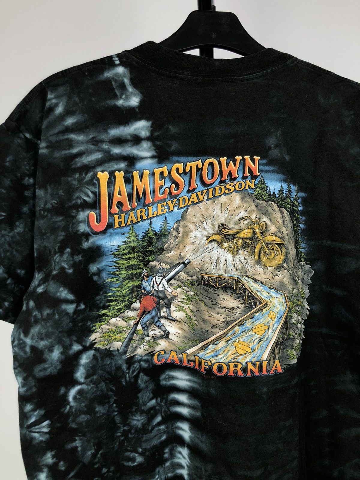 Harley Davidson Harley-Davidson Jamestown California Vintage Tie Die 2004 Size US M / EU 48-50 / 2 - 3 Thumbnail