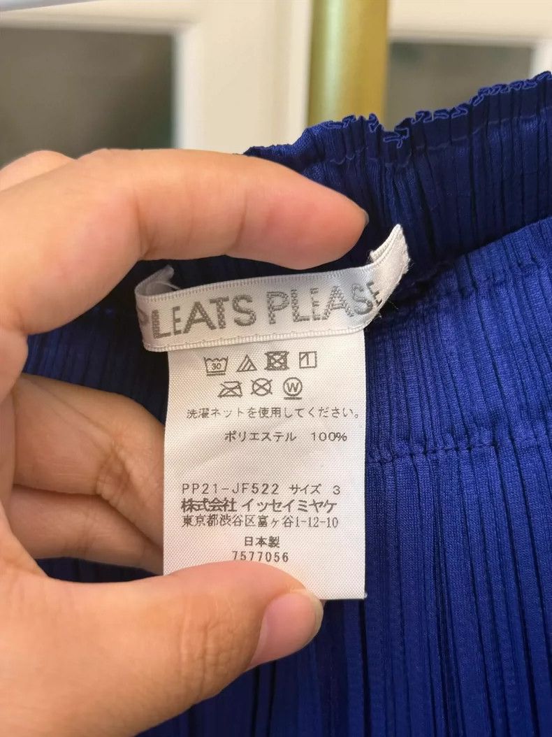 Issey Miyake issey miyake size:3 Blue bamboo-joint pants 2505-Nextarrow Size 42" / US 20 - 3 Thumbnail