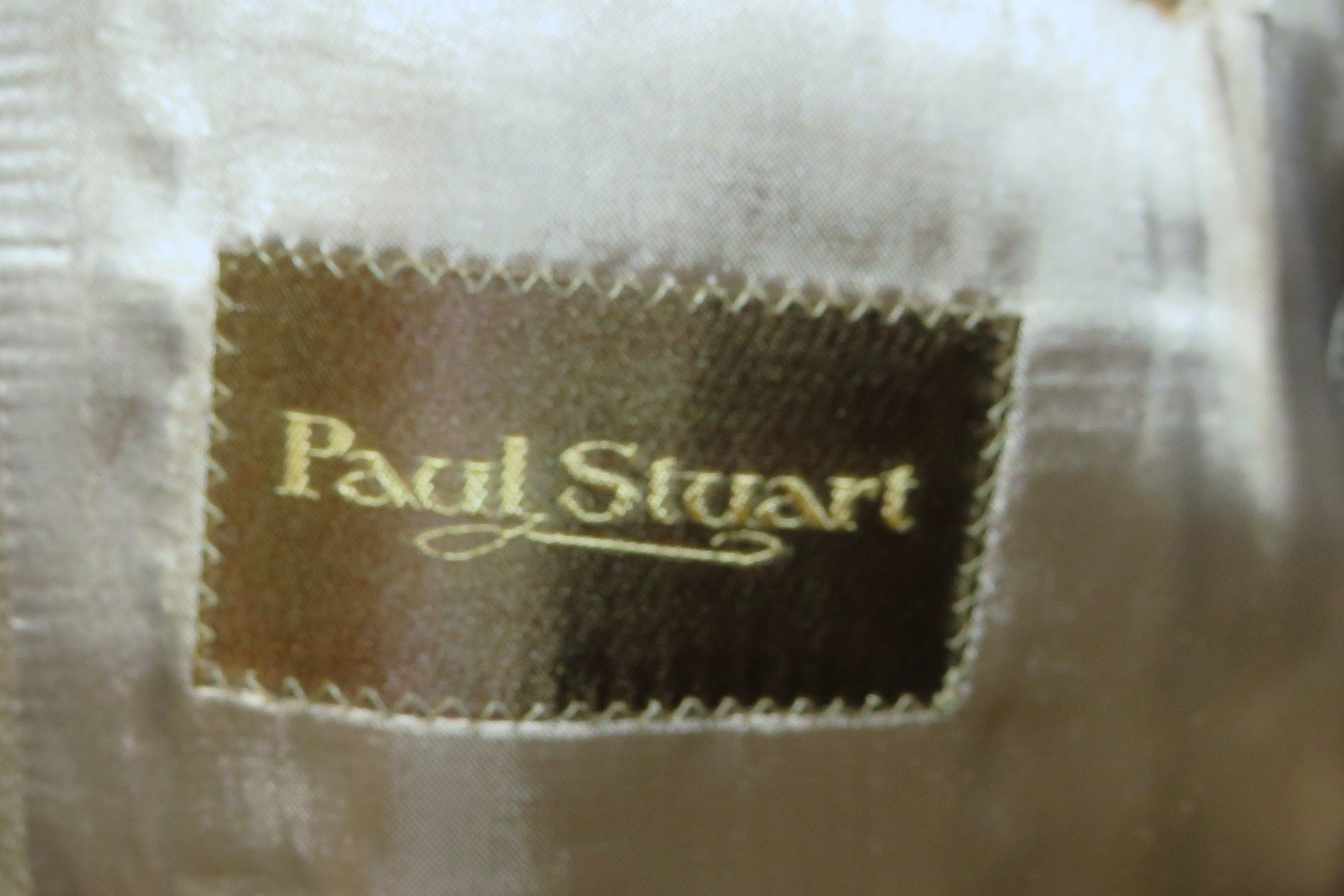 Paul Stuart Taupe Gabardine Velvet Collar Chesterfield 40S Size US M / EU 48-50 / 2 - 13 Thumbnail