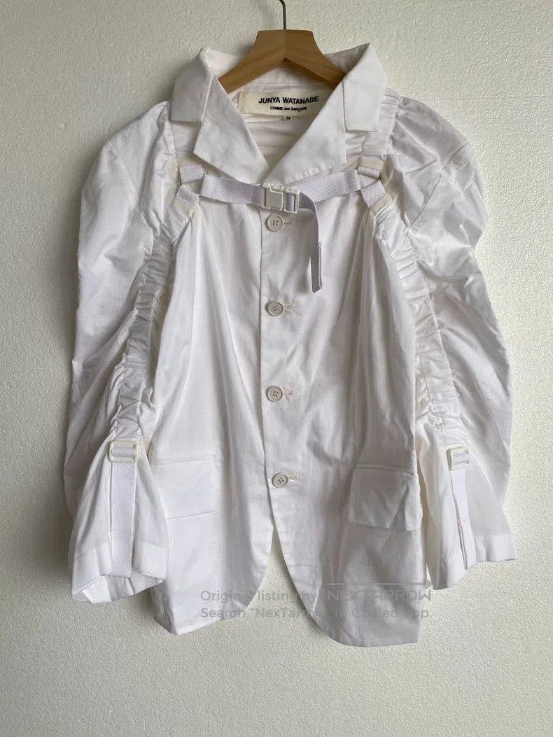 Junya Watanabe Deconstructed White Jacket .