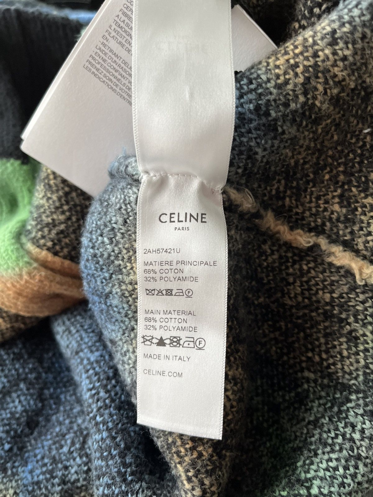 Celine Runway Celine by Hedi Slimane Sunset Cardigan Oversized Size US XXL / EU 58 / 5 - 9 Thumbnail