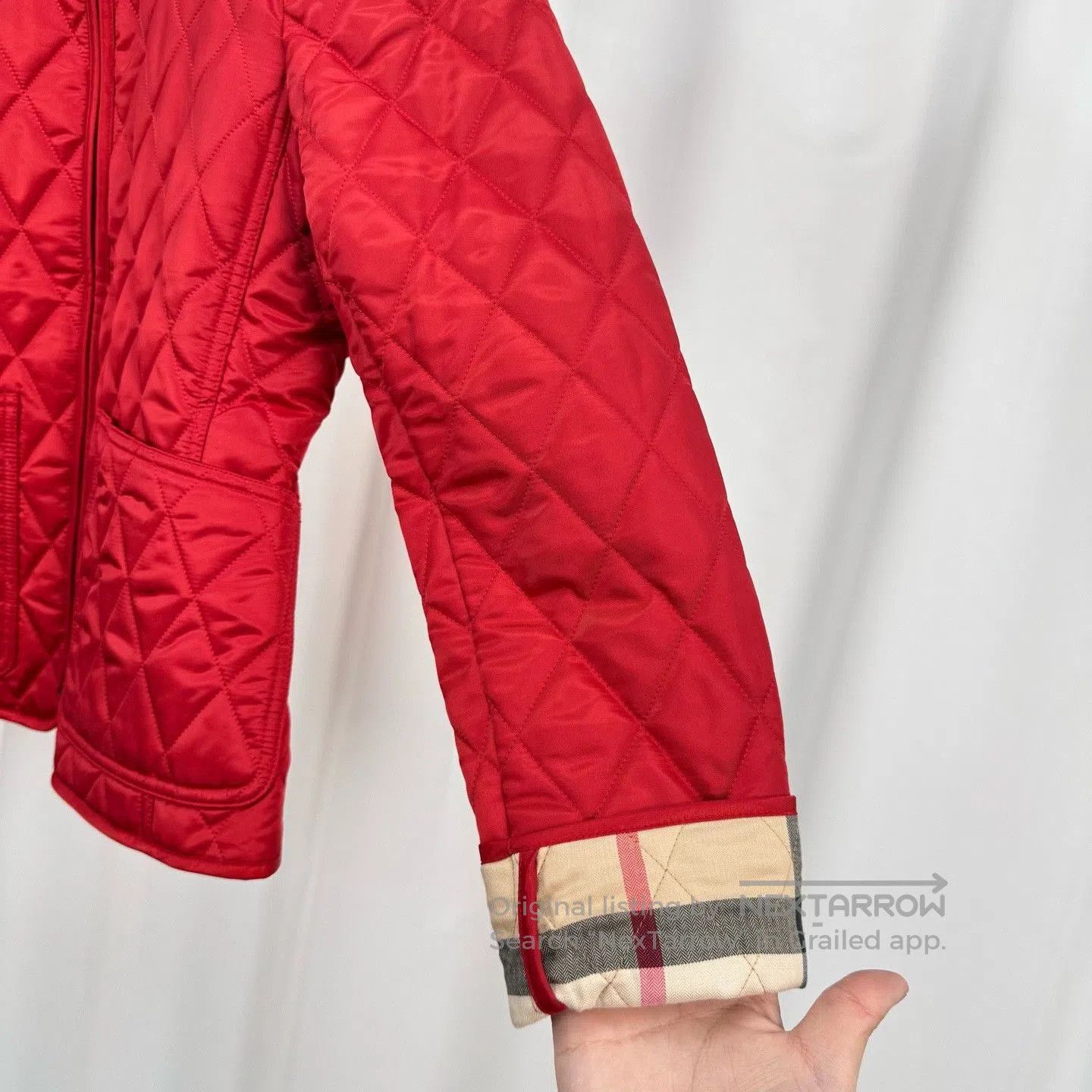 Burberry Burberry Check-Lined Quilted Cotton Coat. Size S / US 4 / IT 40 - 4 Thumbnail