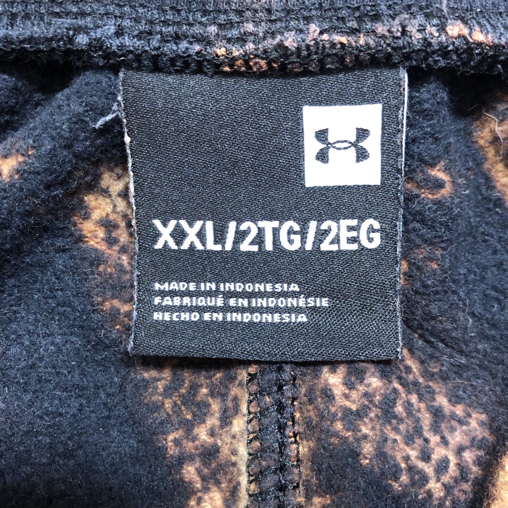 Under Armour Under Armour Sweatpants Black Tie Dye Acid Wash Mens 2XL Drawstring Relaxed Tapered Pants Athletic Athleisure Size US 39 - 4 Thumbnail