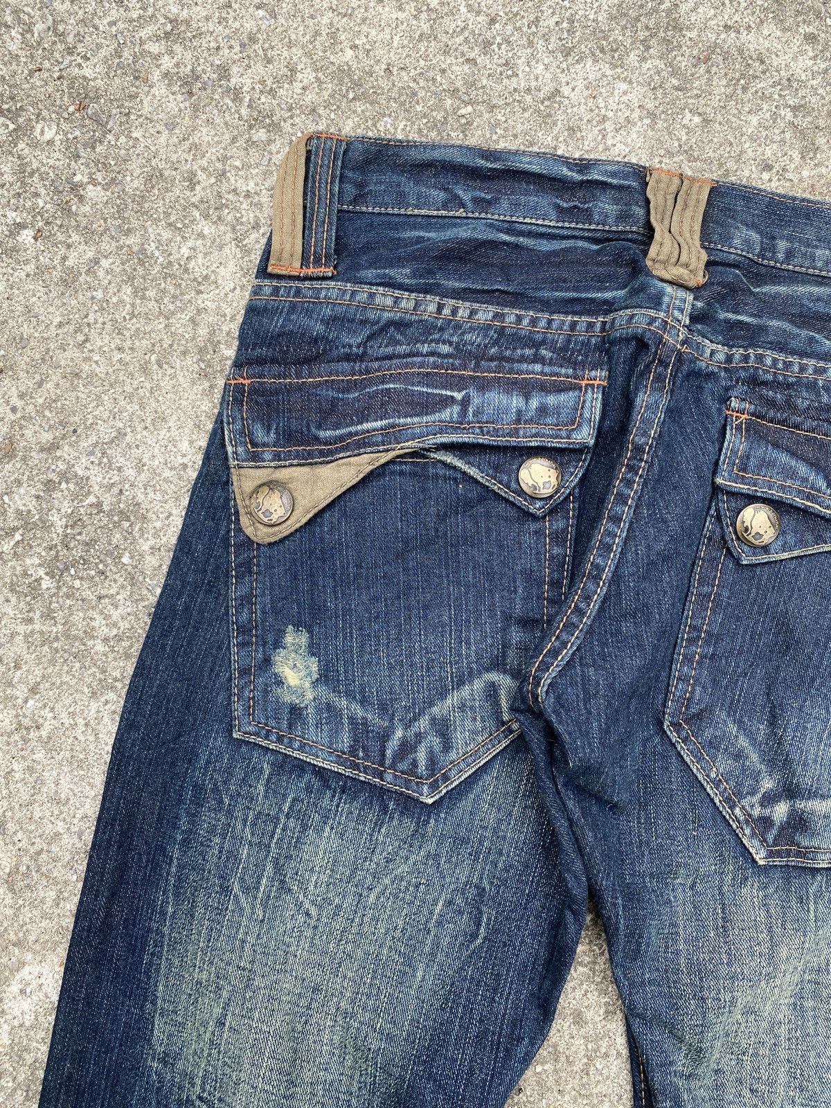If Six Was Nine × Japanese Brand × Tornado Mart Root Three Japan Claw Mark Design Flare Denim Size US 30 / EU 46 - 11 Thumbnail