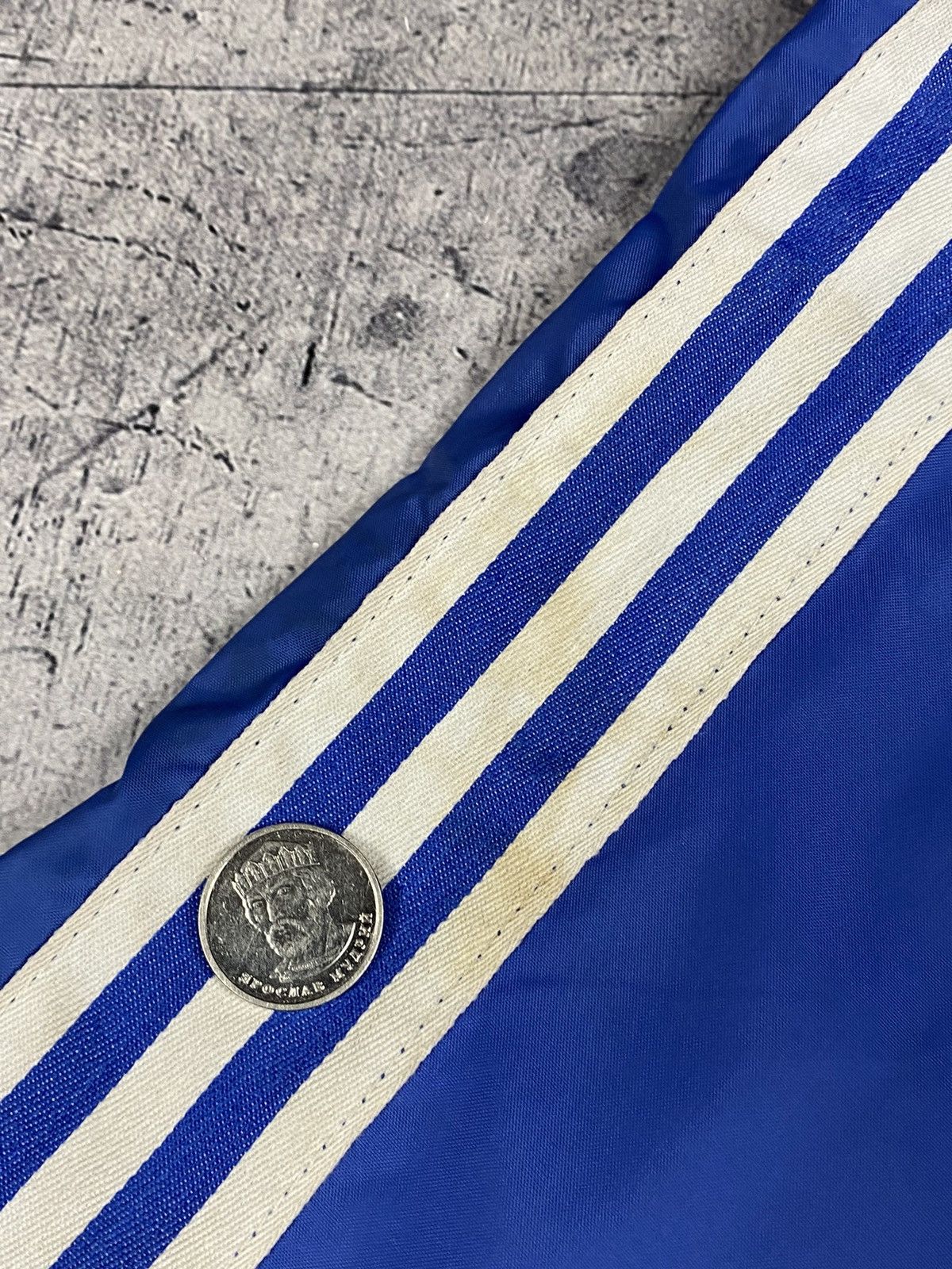 Adidas Adidas Ventex 80s vintage faded striped nylon track pants Size US 34 / EU 50 - 9 Thumbnail