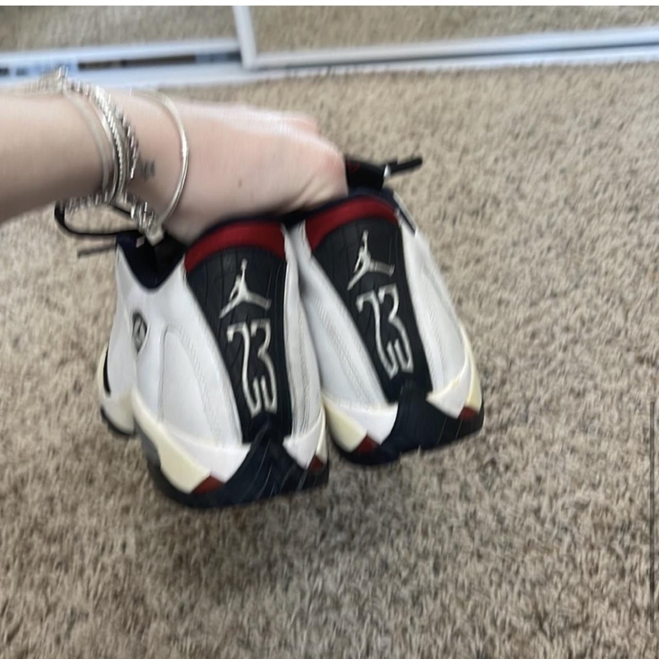 Jordan Brand × Nike Jordan 14 Black Toe Size US 7.5 / IT 37.5 - 5 Thumbnail