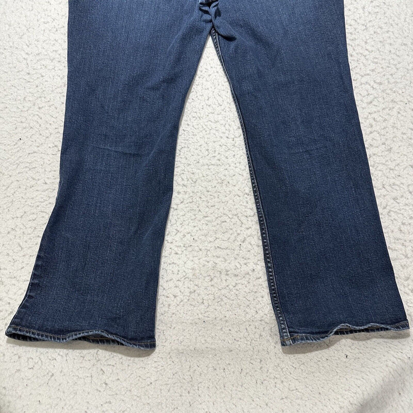Old Navy Old Navy 40x29 Boot Cut Blue Denim Distressed Ripped Jeans Size 40" / US 18 - 9 Thumbnail