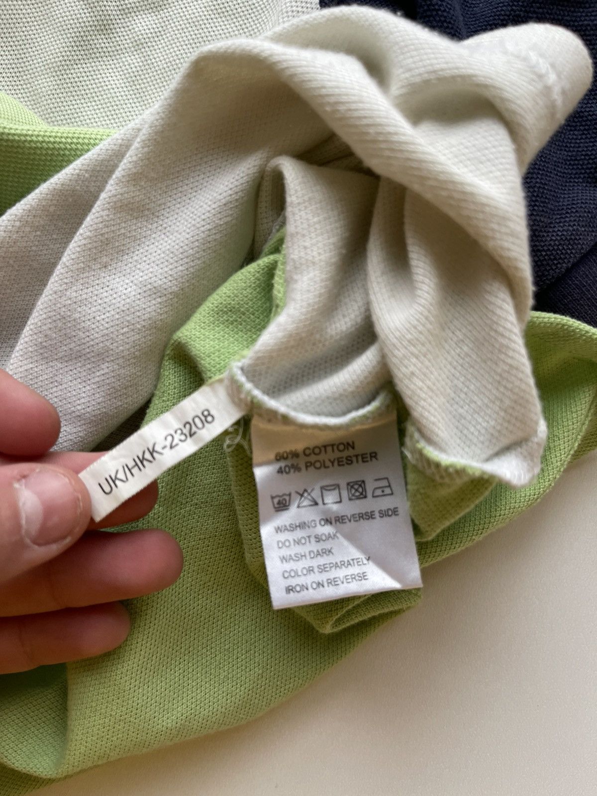 Vintage × Yves Saint Laurent YVES SAINT LAURENT POLO SHIRT GREEN WHITE BLACK SIZE M Size US M / EU 48-50 / 2 - 3 Thumbnail