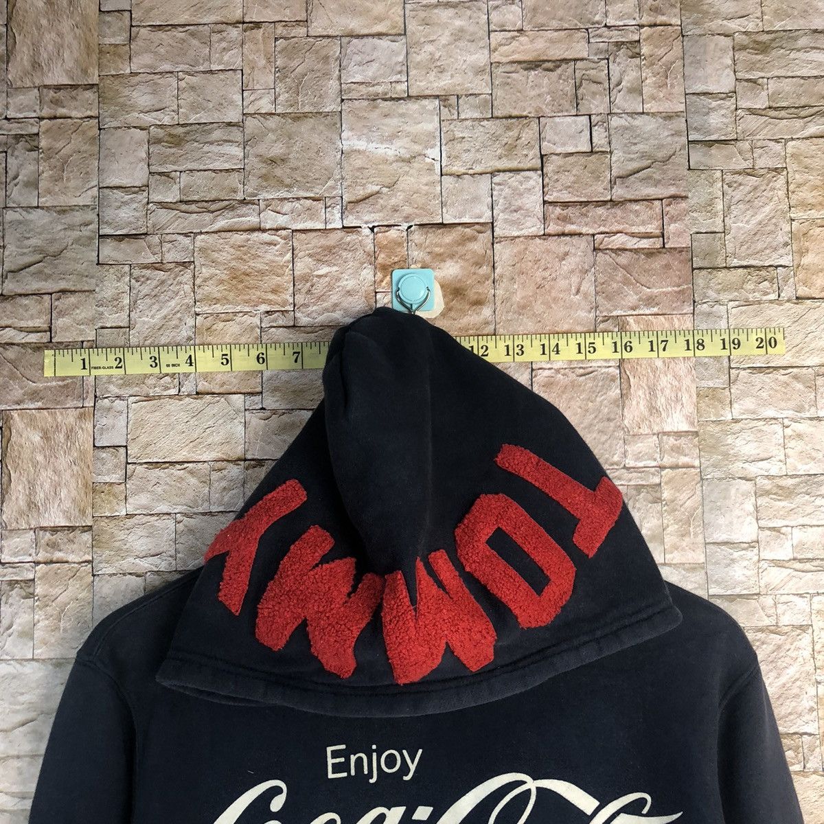 Coca Cola Tommy Hilfiger X Coca Cola Dark Blue Hoodie #A186 Size US M / EU 48-50 / 2 - 4 Thumbnail