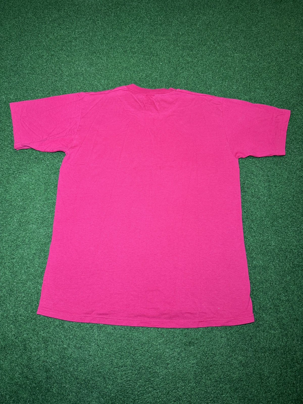 Jerzees Vintage 80s 90s YMCA Downtown Erie Pa Large Pink T Shirt Size L / US 10 / IT 46 - 4 Thumbnail
