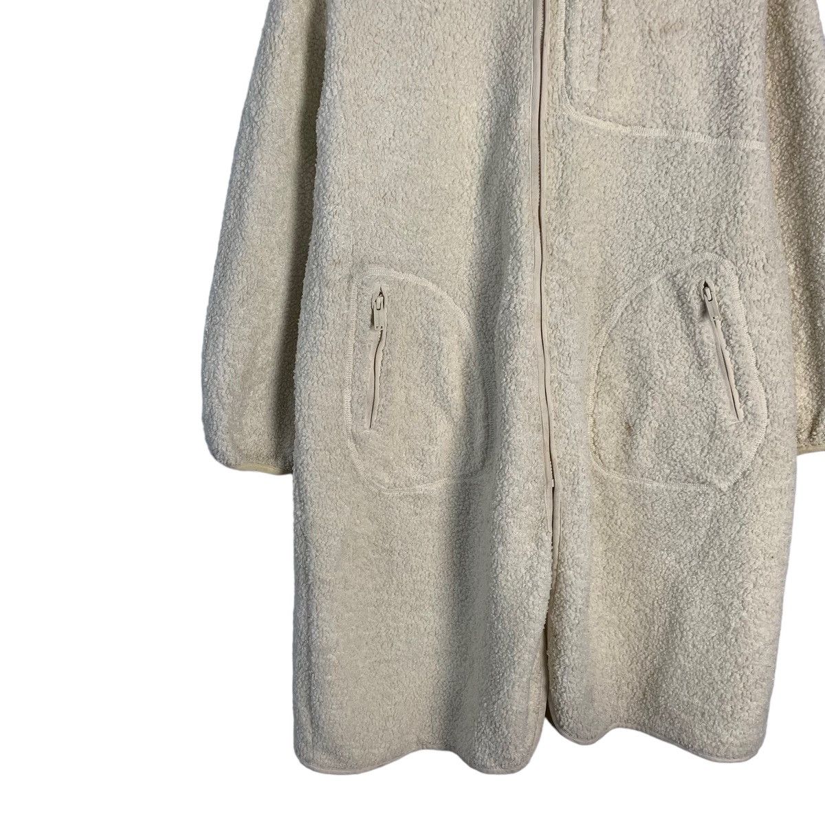 GU × Undercover Gu x Undercover Fleece Hooded Long Jacket Size XS / US 0-2 / IT 36-38 - 2 Thumbnail