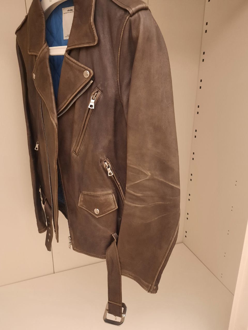 Visvim Strabler Antique Moto Perfecto Leather Jacket Size US M / EU 48-50 / 2 - 8 Thumbnail