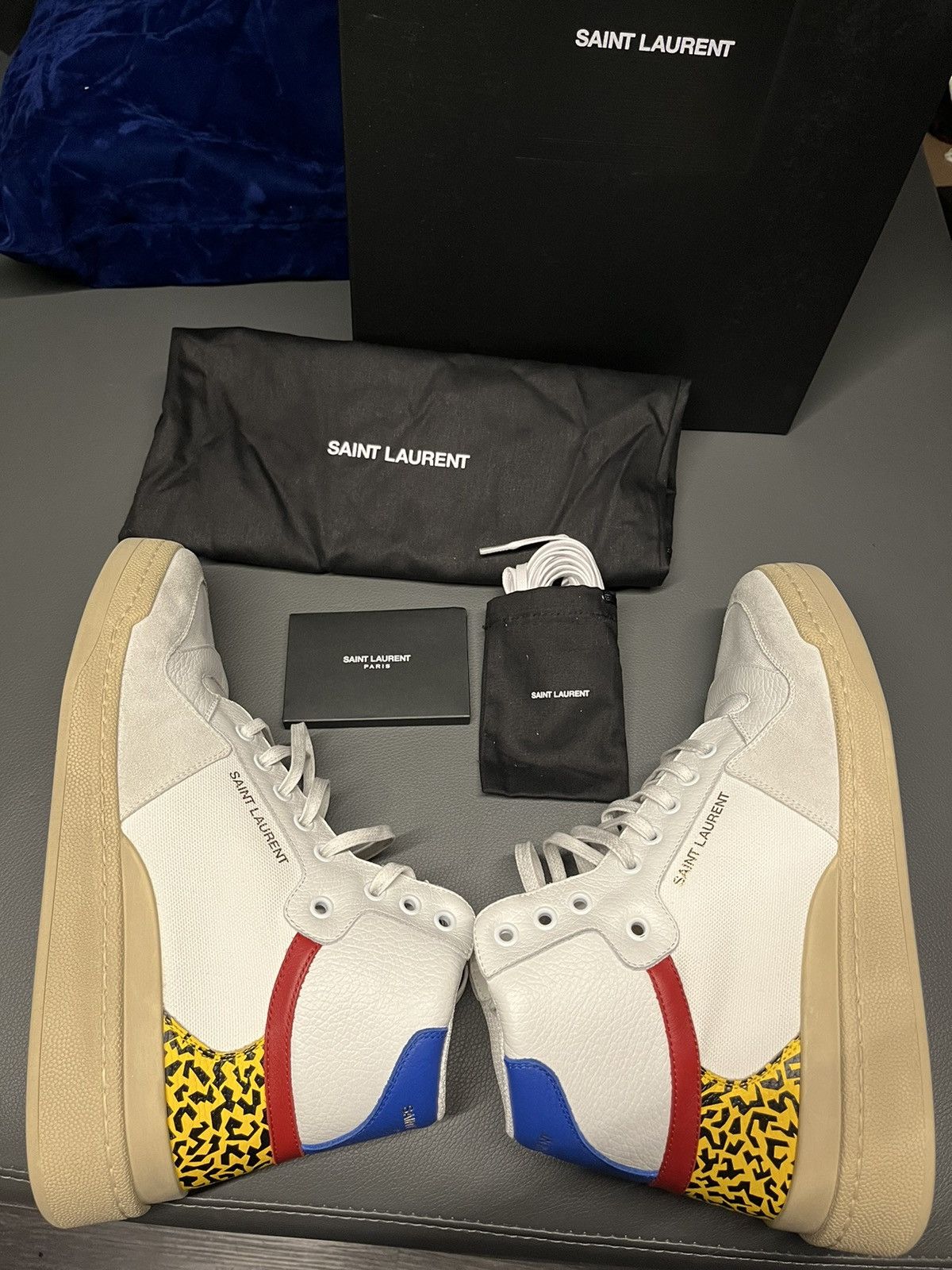 Saint Laurent Paris × Yves Saint Laurent YSL Joe High Top