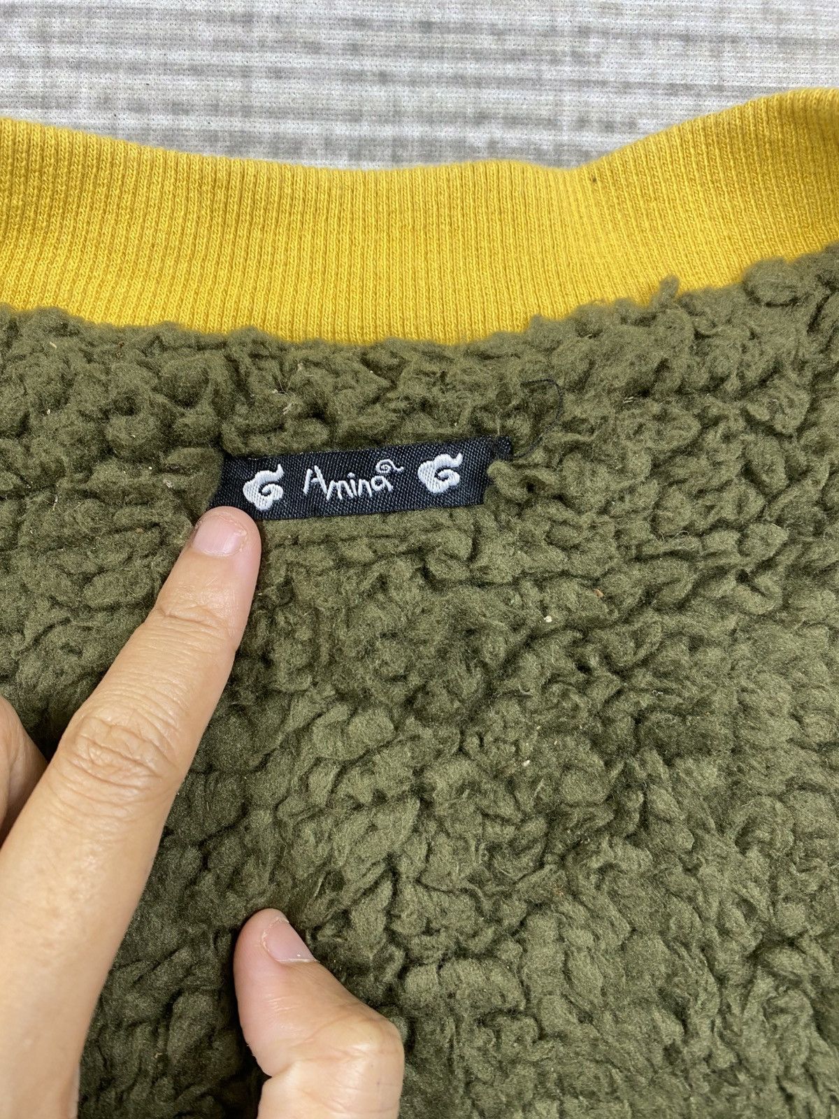 Japanese Brand × Vintage Vintage Amina Multicolour Patchwork Lined Sherpa Jacket Size US M / EU 48-50 / 2 - 9 Thumbnail