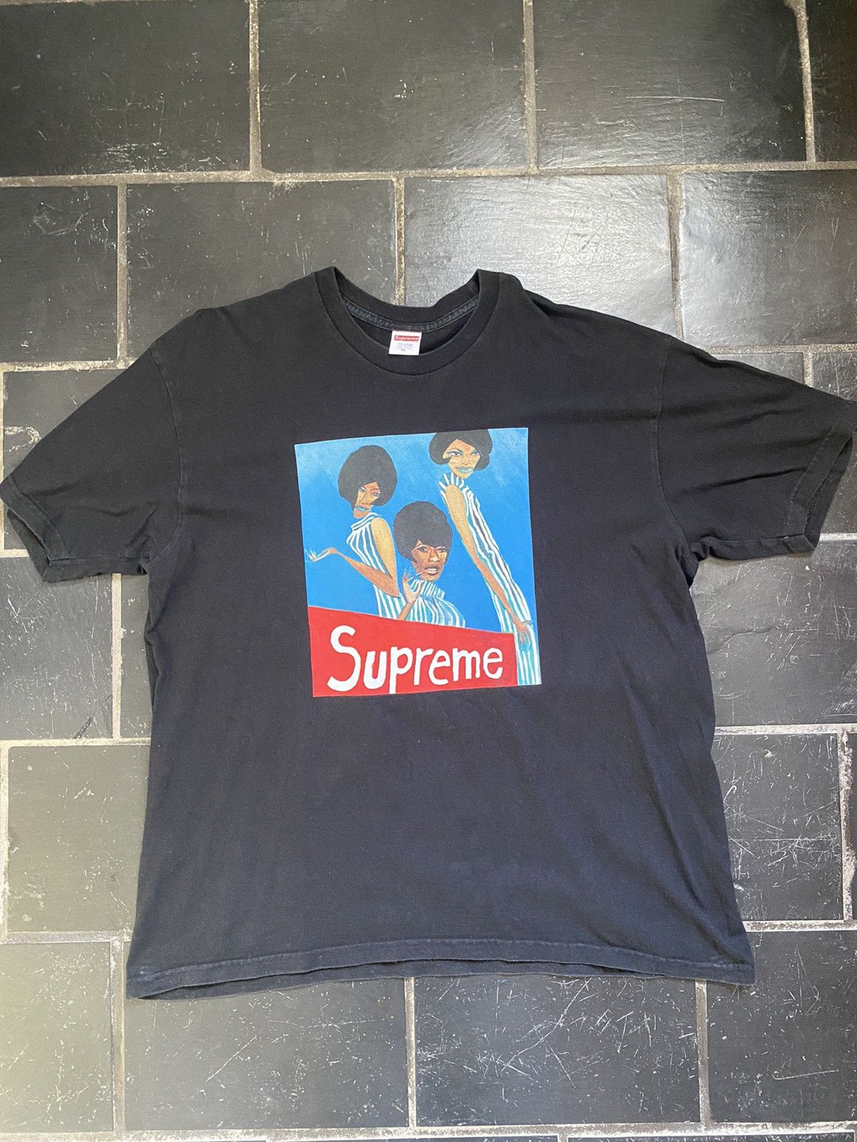 Supreme Supreme Group Tee ‘Black’ Size US XL / EU 56 / 4 - 1 Thumbnail