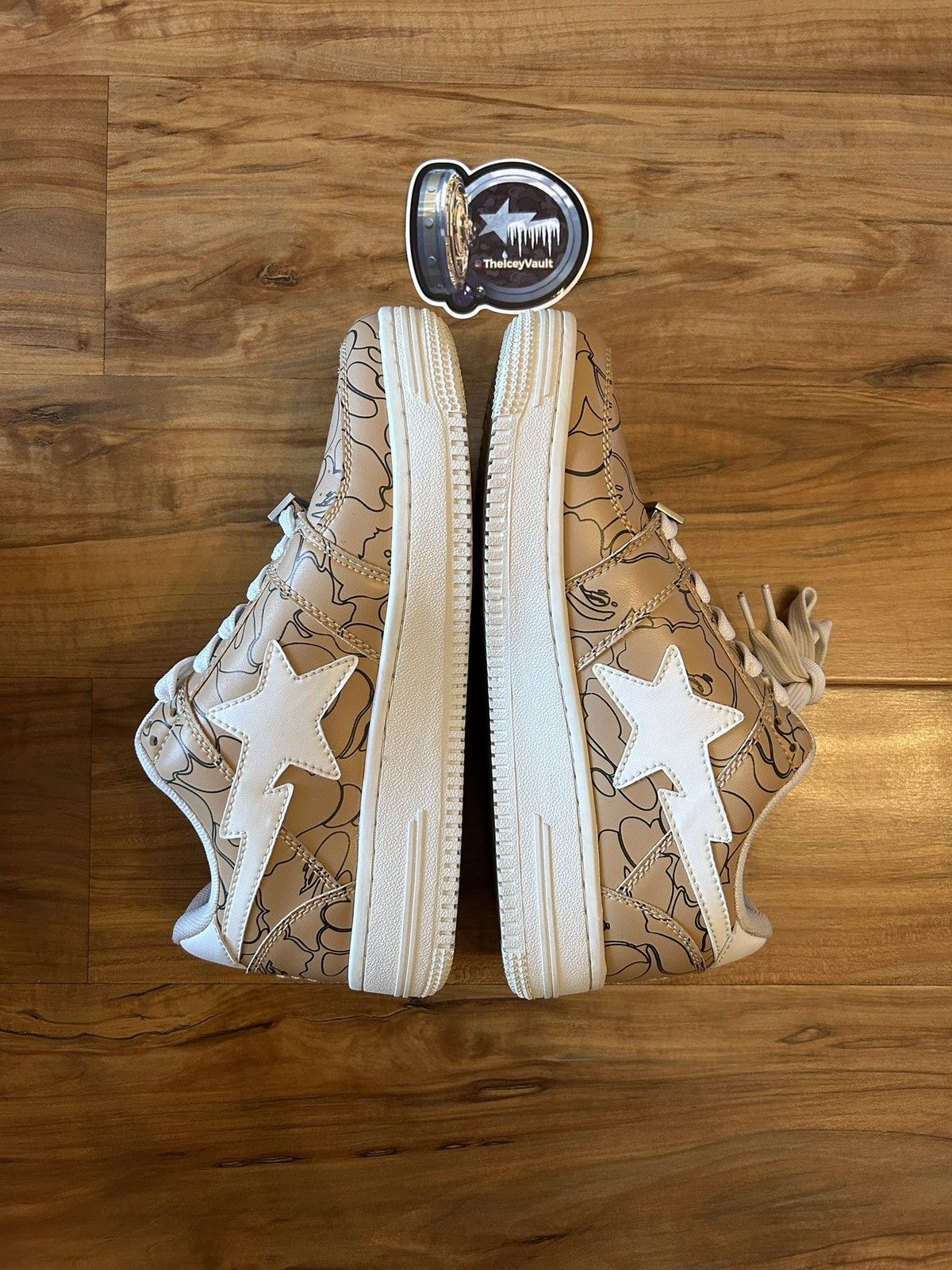Bape Bape Line Camo Bapestas Size US 6.5 / EU 39-40 - 3 Thumbnail