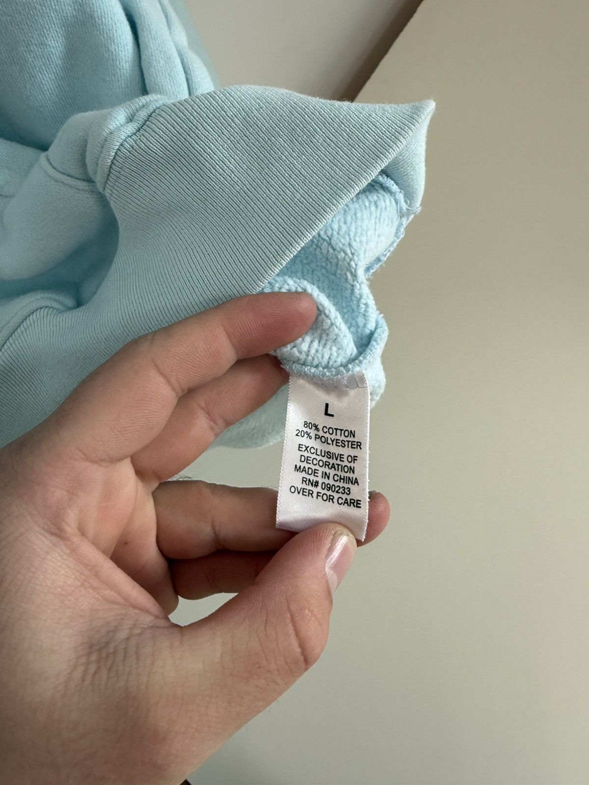 Fear of God Fear of God Essentials 3M Logo Pullover Hoodie 'Blue' Size US L / EU 52-54 / 3 - 7 Thumbnail