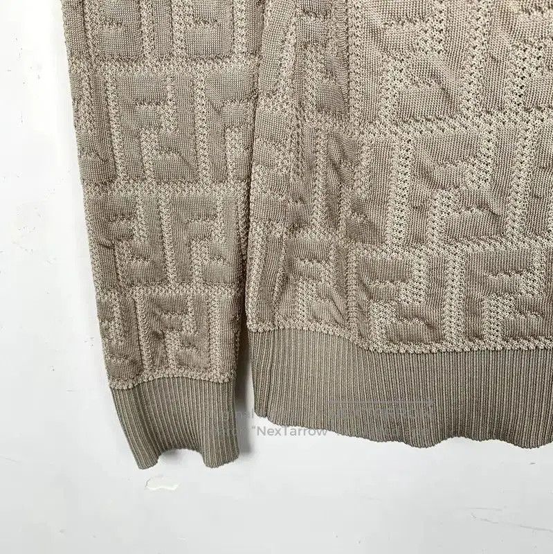 Fendi Fendi Men's Khaki Knitted Sweater Size S . Size US S / EU 44-46 / 1 - 4 Thumbnail