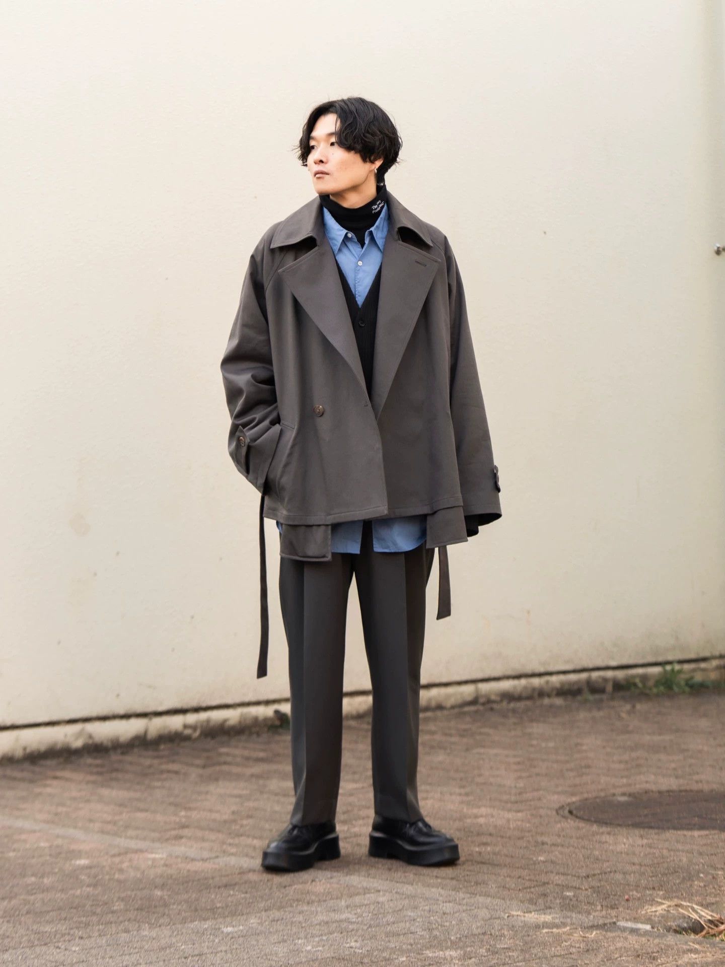 Other blanc ym CLESSTE RYO wool jacket JPN made oversized Size US M / EU 48-50 / 2 - 1 Thumbnail