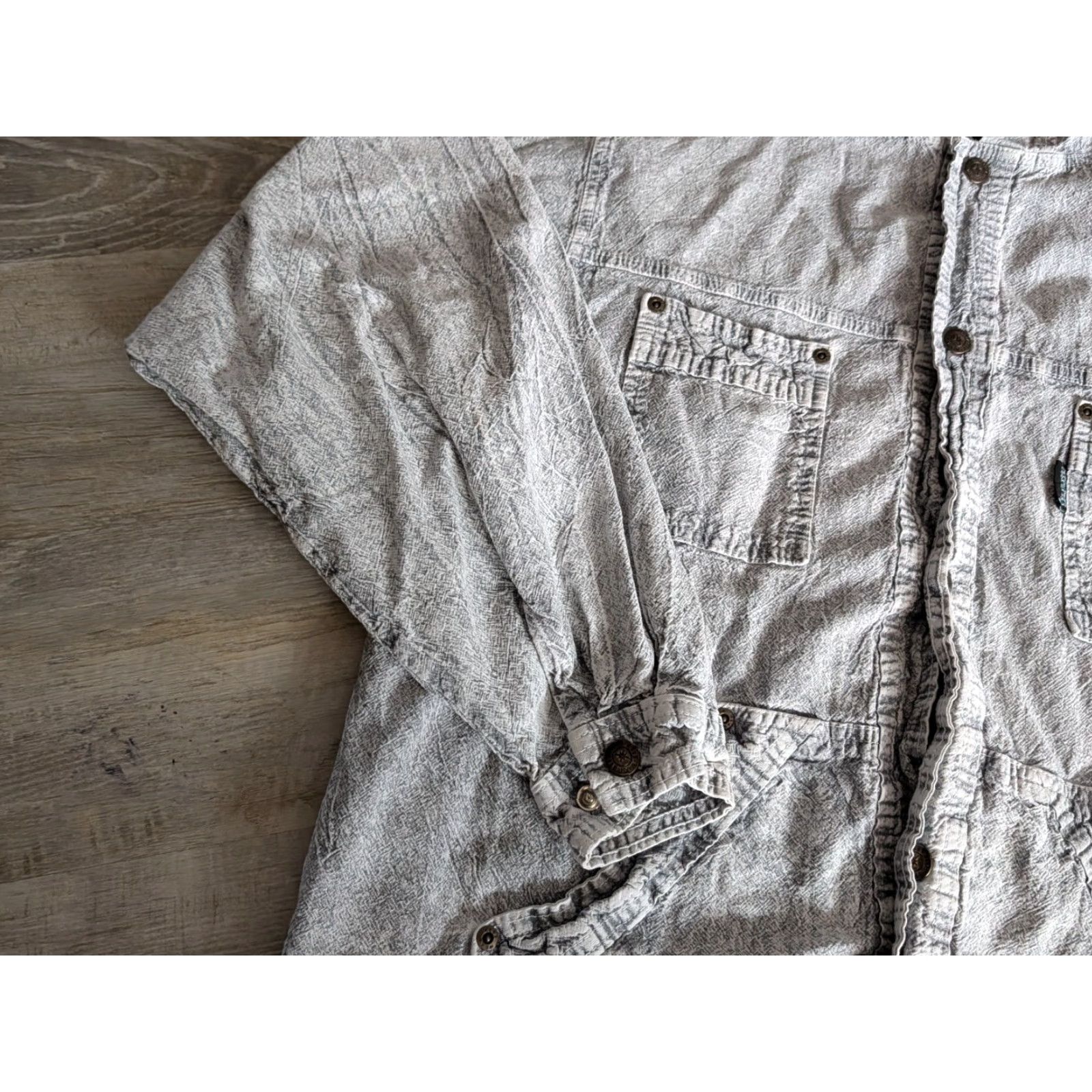 Vintage Vintage Ezze Wear Honey-Komb Hooded Jacket Small Adult Cotton Shrunk Perma Shrunk Size S / US 4 / IT 40 - 6 Thumbnail
