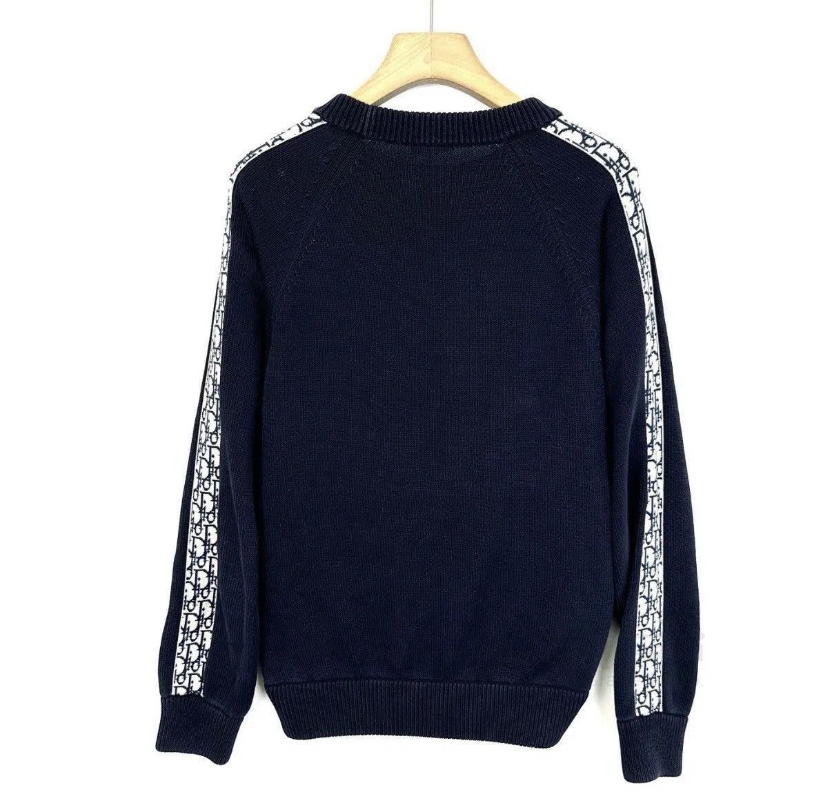 Dior Black Long Sleeve Sweatshirt with Stripe Accents. Size US S / EU 44-46 / 1 - 2 Thumbnail