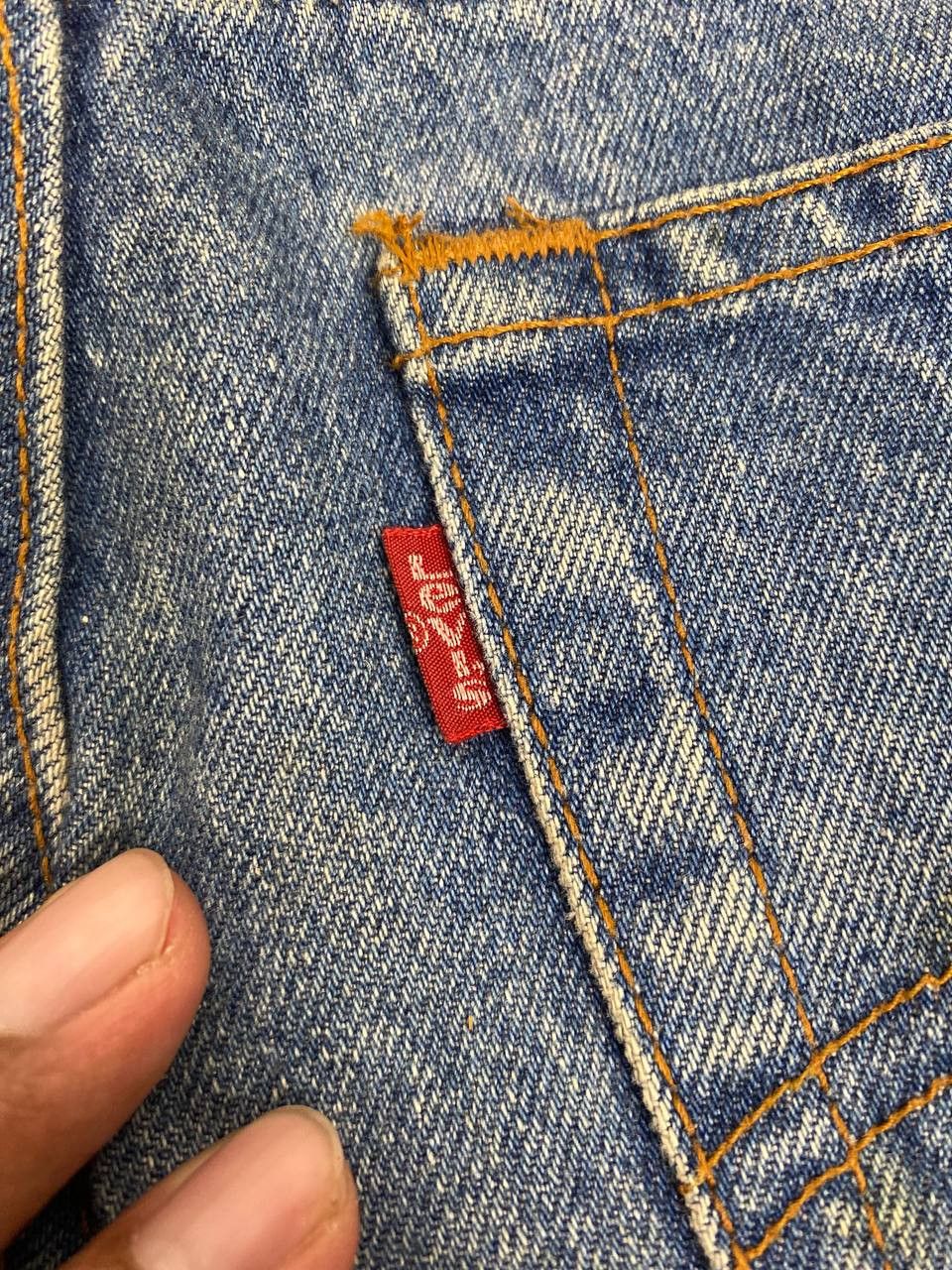 Levi's vintage levis 626 stone wash denim nice design Size US 33 - 4 Thumbnail