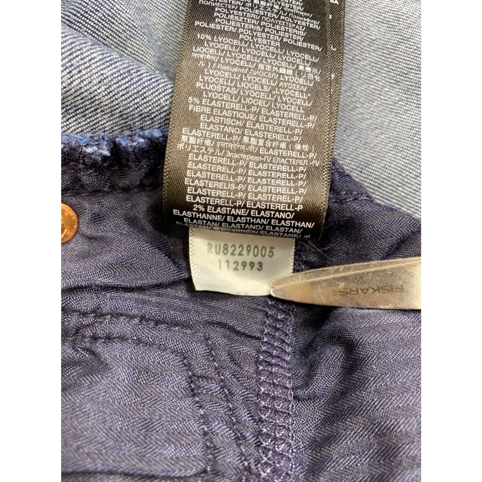 7 For All Mankind 7 for all Mankind Jeans Womens 28 Blue Skinny Stretch Casual Modern Size 28" / US 6 / IT 42 - 7 Thumbnail