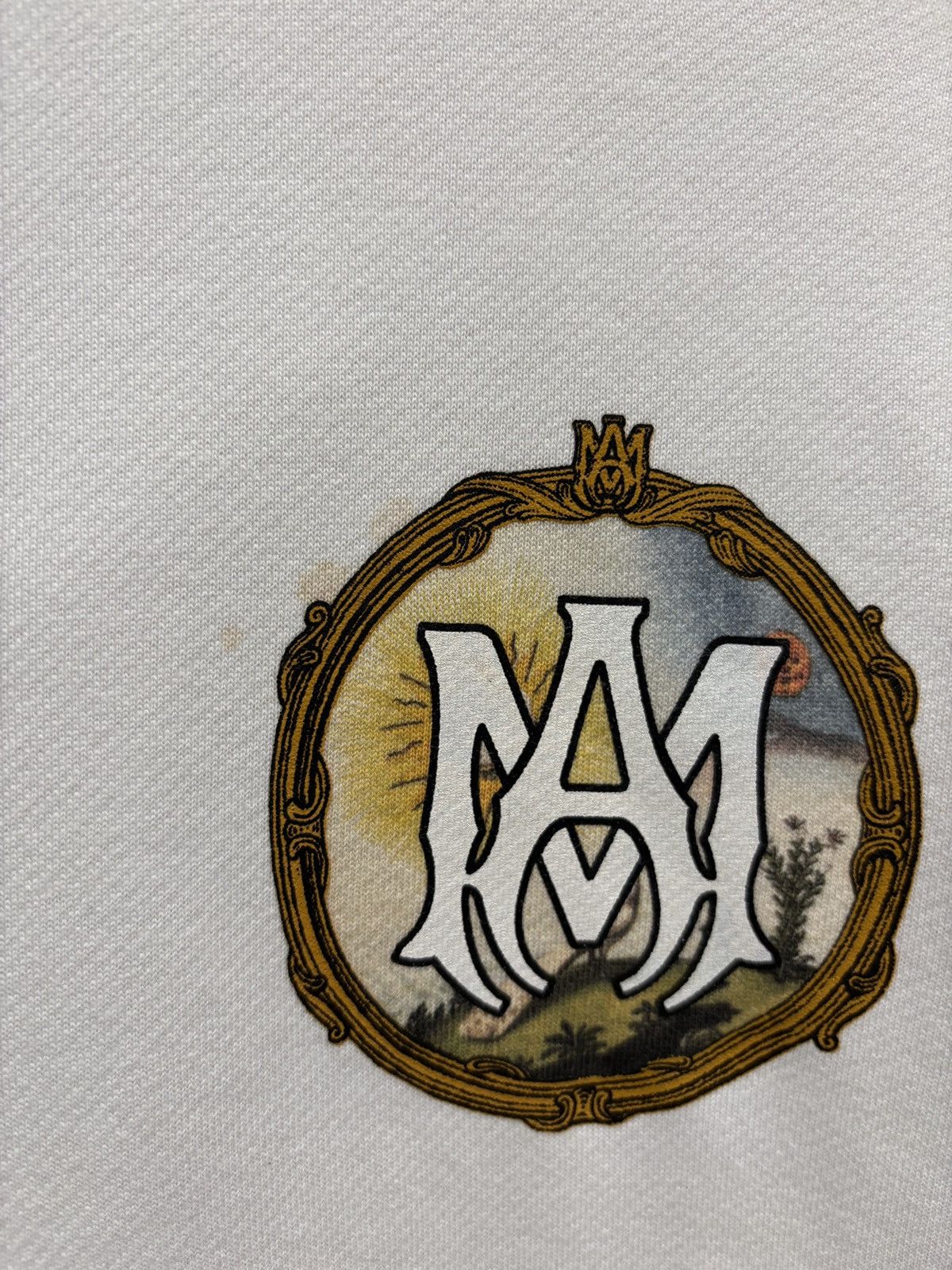 Amiri Amiri Alchemy Frame Hoodie White Size: XL Size US XL / EU 56 / 4 - 2 Thumbnail