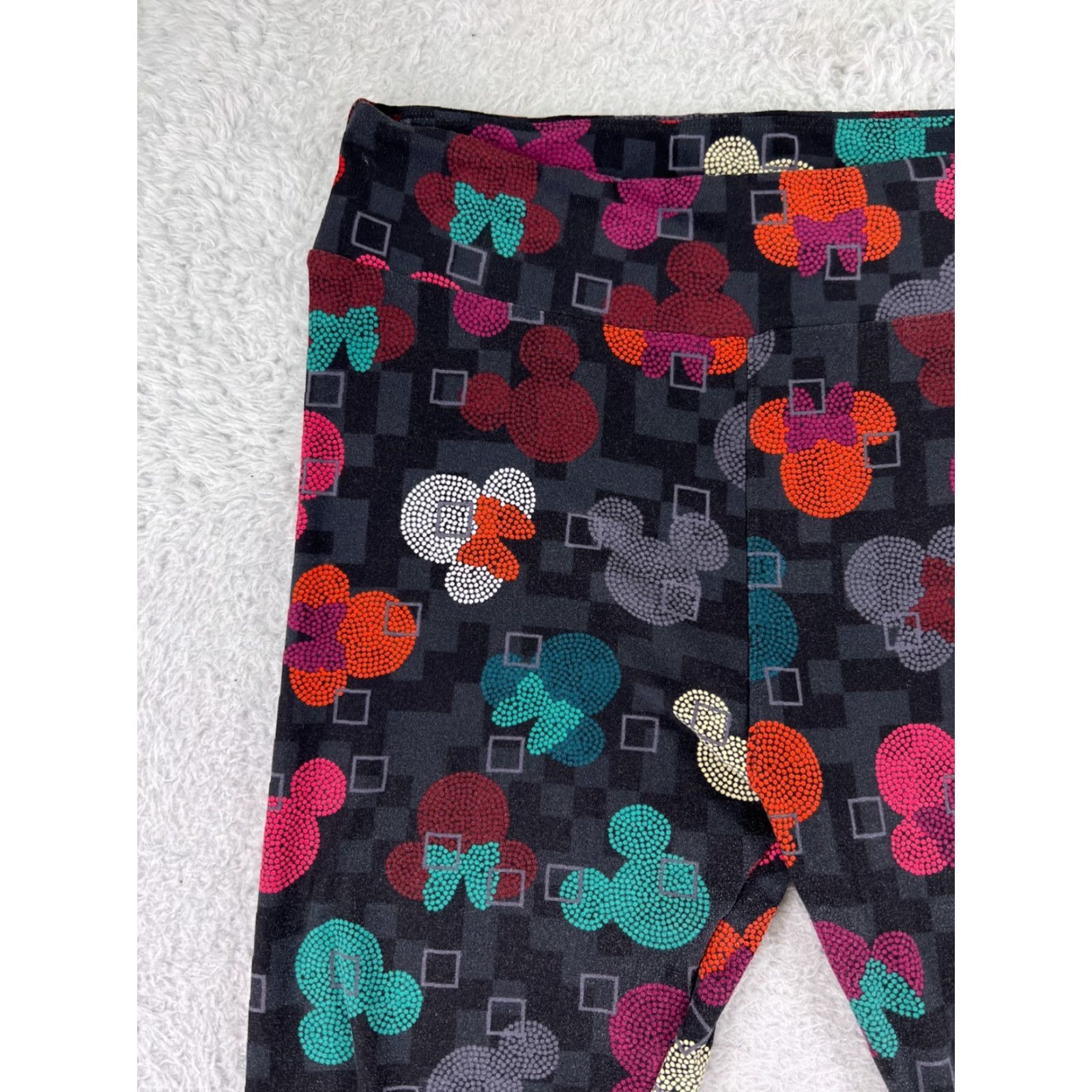 Vintage LuLaRoe Disney Leggings Womens Tall & Curvy Mickey Minnie Animal Print All Over Print Print Size 42" / US 20 - 7 Thumbnail
