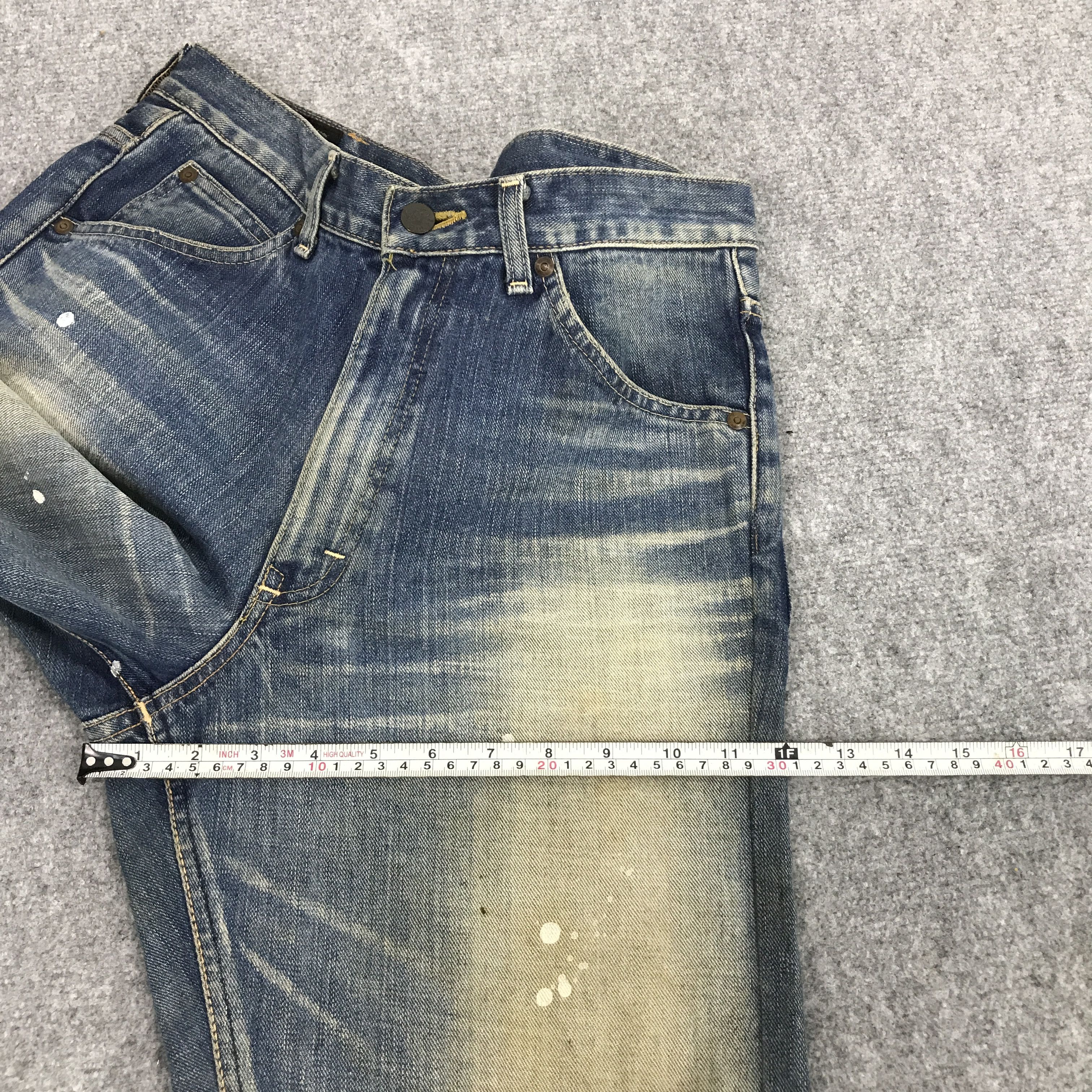 Japanese Brand × Lee Denim Blue faded Lee Japan Rusty style Denim Jeans pants Size US 29 - 11 Thumbnail