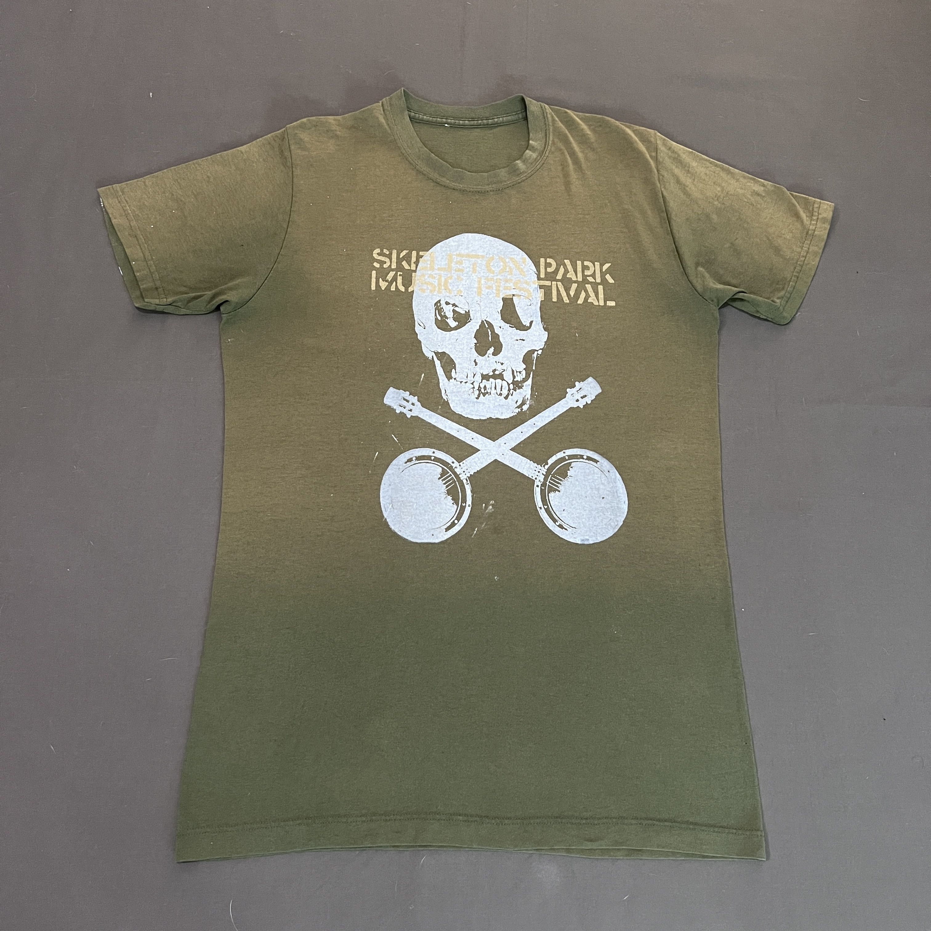Grateful Dead × Vintage Vintage Skeleton Park Music Festival Promo Tee Faded Size US M / EU 48-50 / 2 - 2 Thumbnail