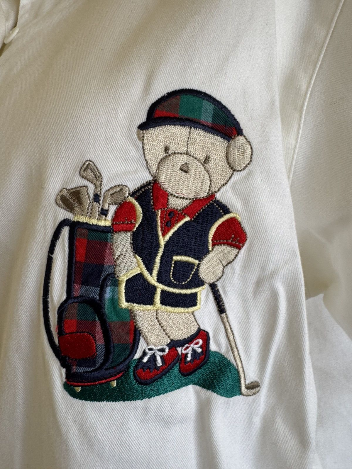 Vintage Christopher & Banks women’s L 90’s teddy bear baseball motif Size L / US 10 / IT 46 - 5 Thumbnail
