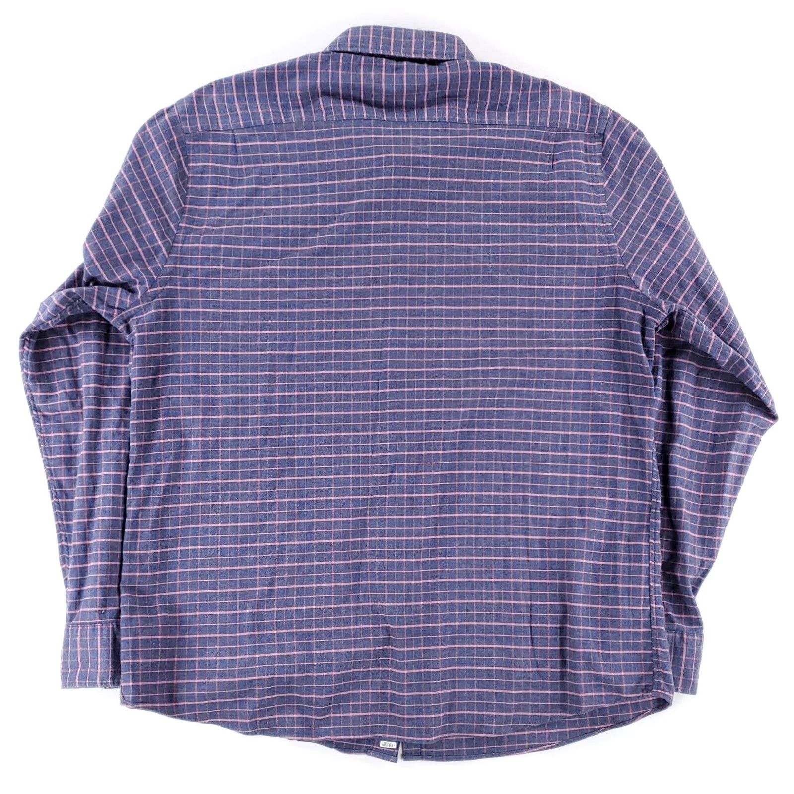 Faherty Faherty Button-Down Shirt Long Sleeve Plaid XL Mens Blue Pink Check Size US XL / EU 56 / 4 - 3 Thumbnail
