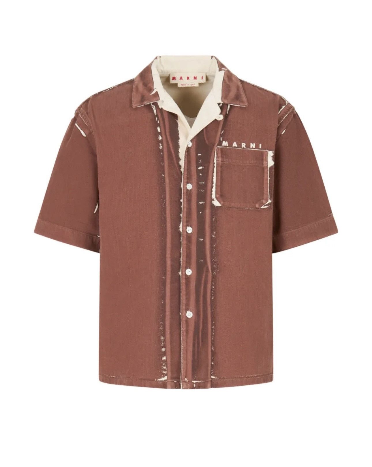 Marni Marni Logo Shirt Size US L / EU 52-54 / 3 - 1 Thumbnail