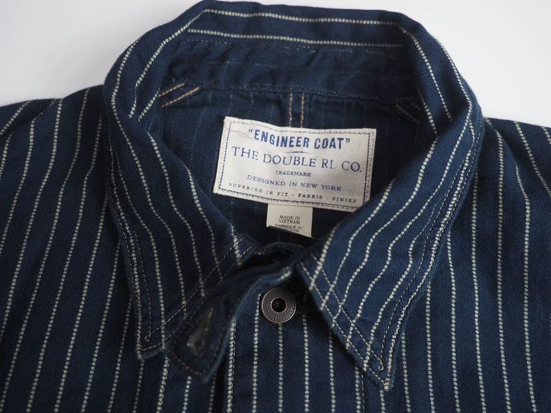 Polo Ralph Lauren Ralph LaurenBlue polka dot striped workwear jacket 2503-Nex Size US XL / EU 56 / 4 - 4 Thumbnail