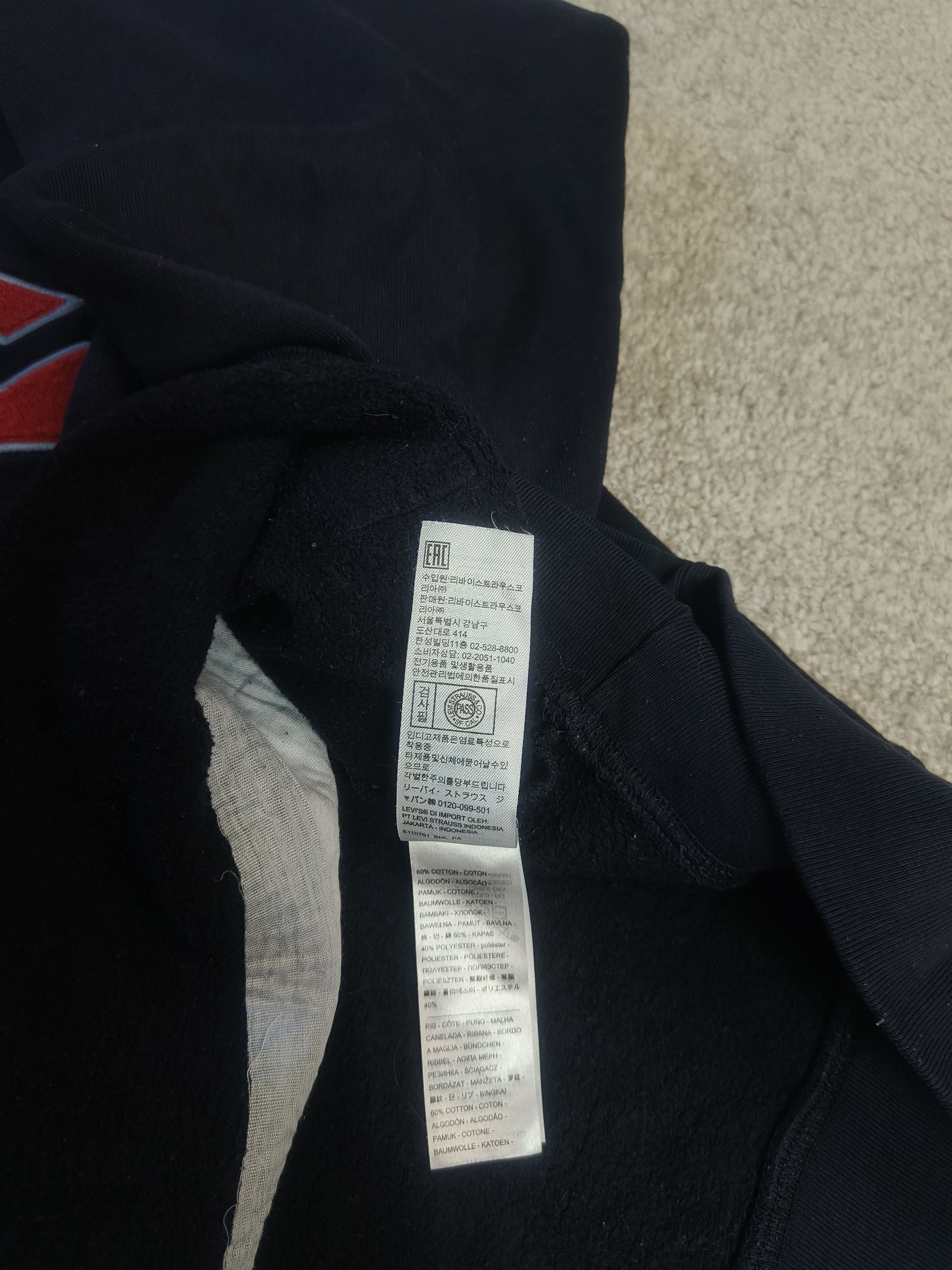 Levi's Levi's Graphic Gardenia Crew Plus Size Sweater Hoodie Size XXL / US 16-18 / IT 52-54 - 6 Thumbnail
