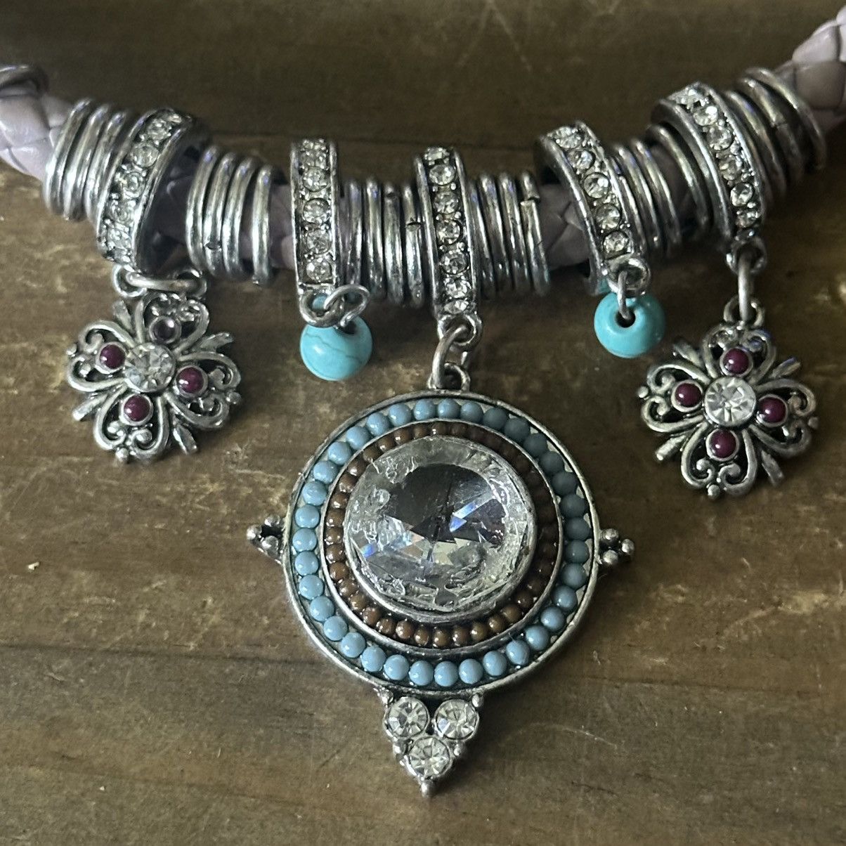 Other Southwestern braided sliding charms pendant necklace Size ONE SIZE - 3 Thumbnail