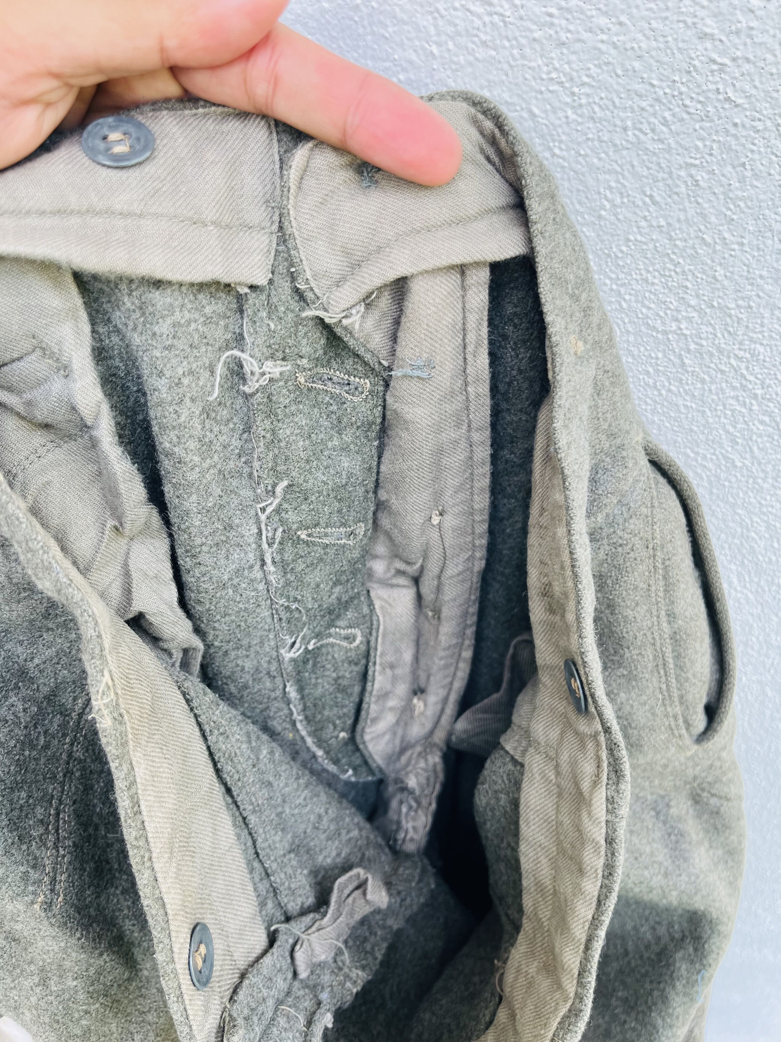Vintage Vintage WW2 40s Swedish Military ACB Wool Pant Size US 30 / EU 46 - 15 Thumbnail