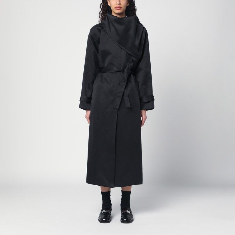 Other The Garment Black Cotton-Blend Kelly Trench Coat Size XS / US 0-2 / IT 36-38 - 1 Thumbnail