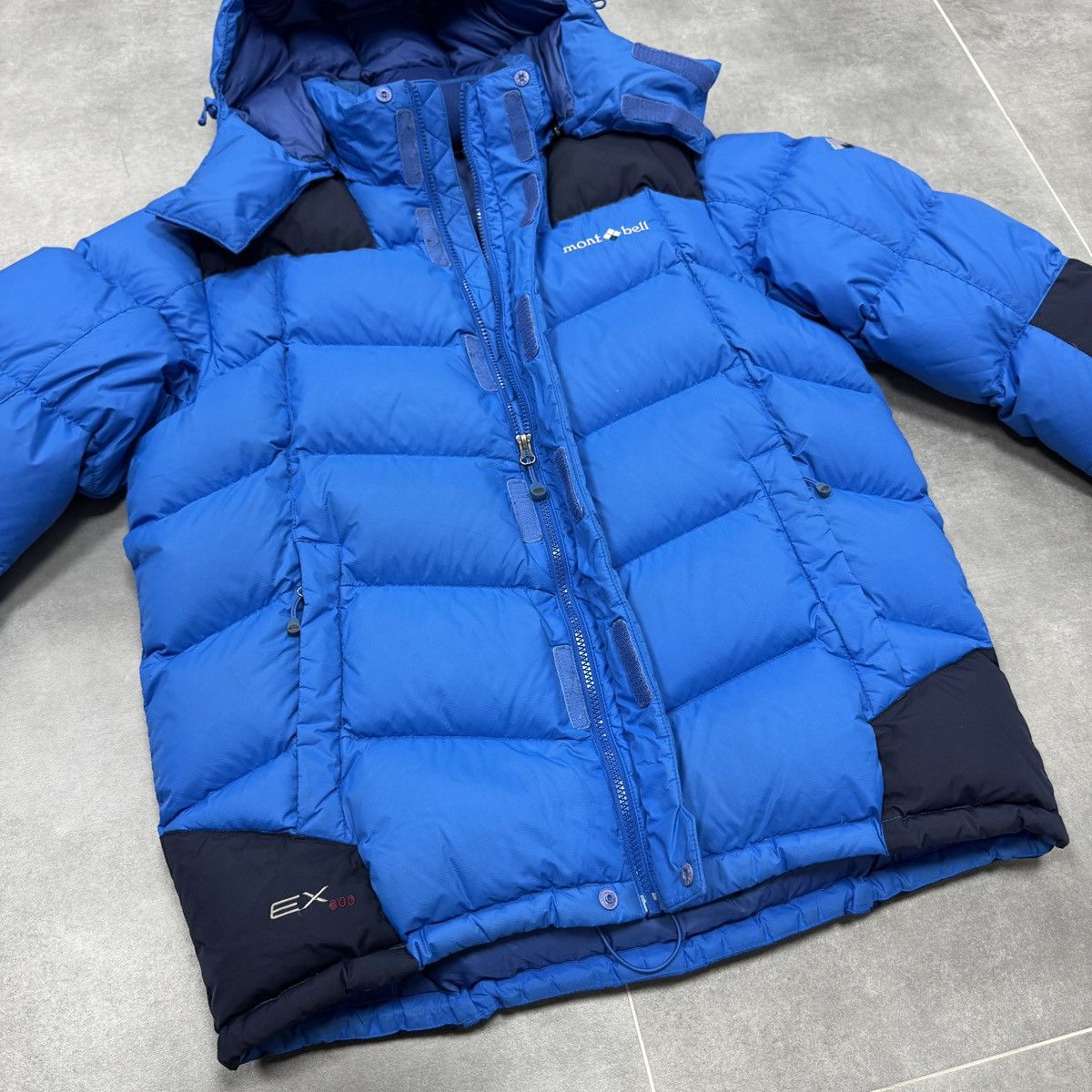 Montbell Montbell EX800 Blue Down Windstopper Jacket Men Size L Size US L / EU 52-54 / 3 - 15 Thumbnail