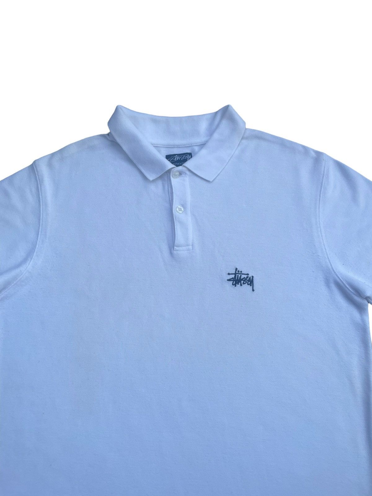 Stussy Stussy Authentic Polo Tshirt Size US L / EU 52-54 / 3 - 3 Thumbnail