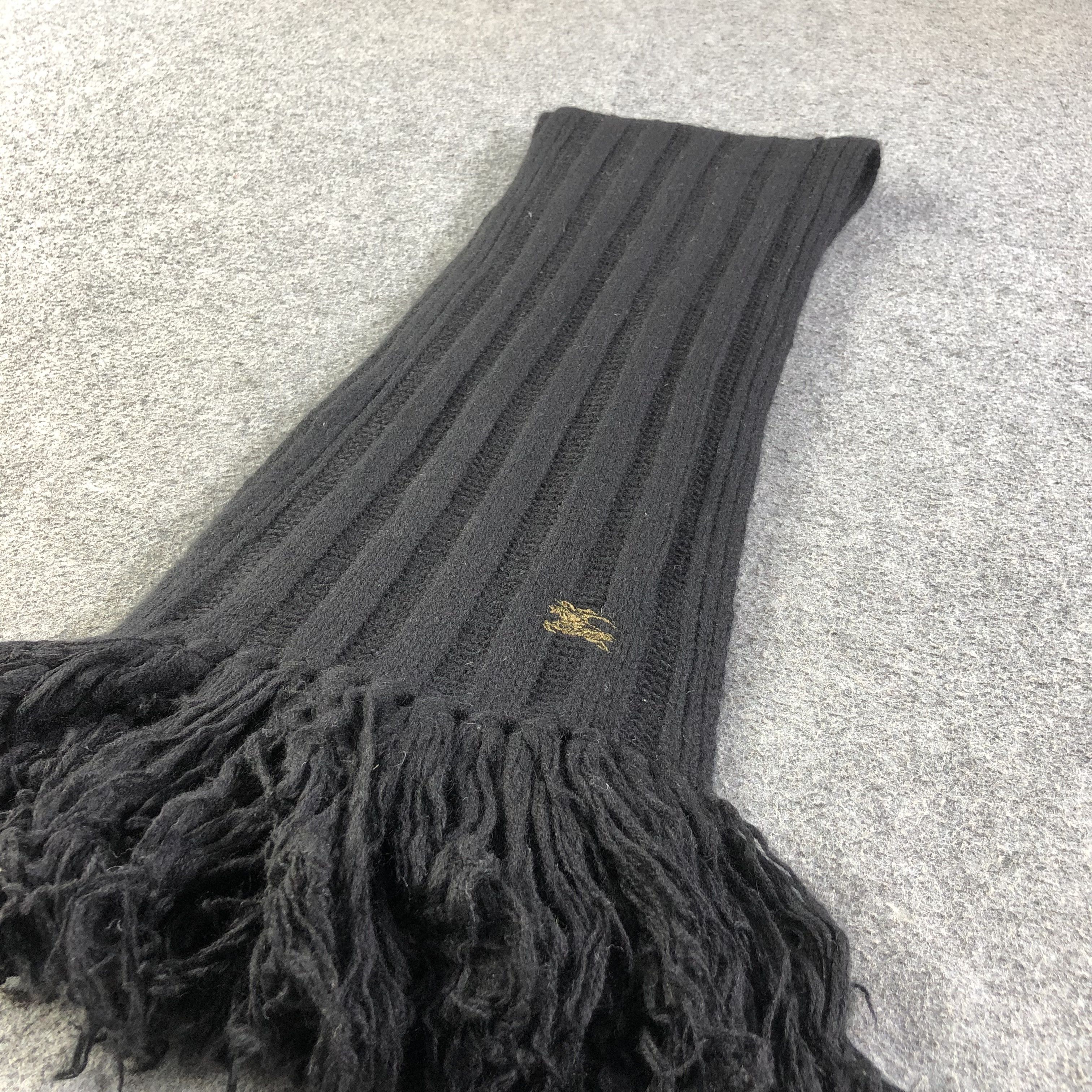 Burberry Burberry Blue Label Wool Scarf Muffler V1075 Size ONE SIZE - 3 Thumbnail