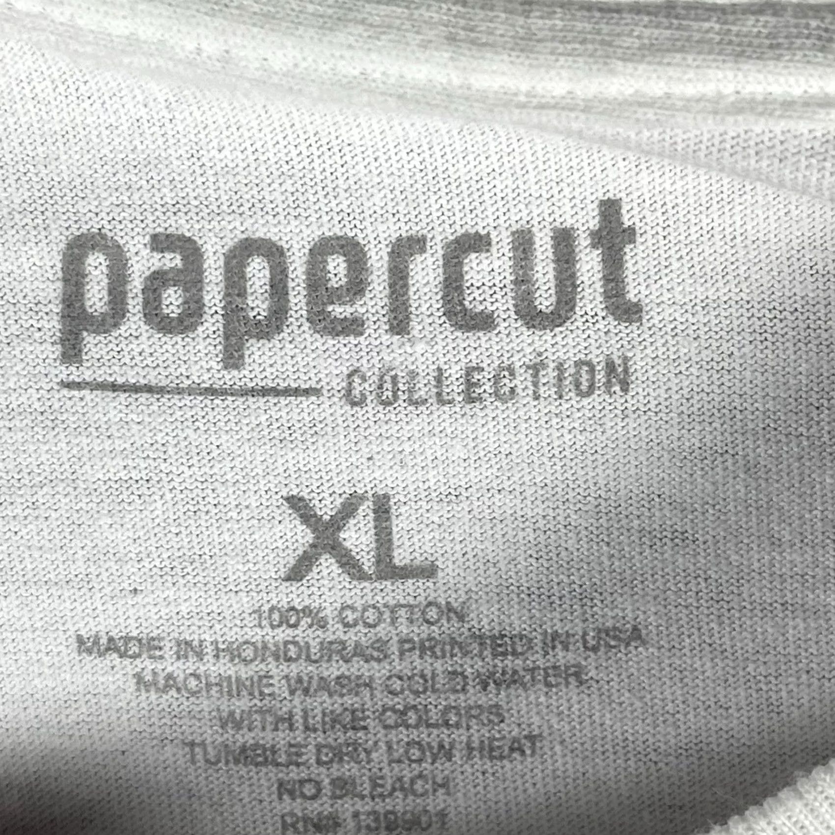 Vintage VINTAGE No Days Off T-shirt XL White Hip Hop Bear PaperCuts Shirt Mens Short Sleeve Crew Neck Graphic Print 90s Hip Hop Retro Size US XL / EU 56 / 4 - 4 Thumbnail